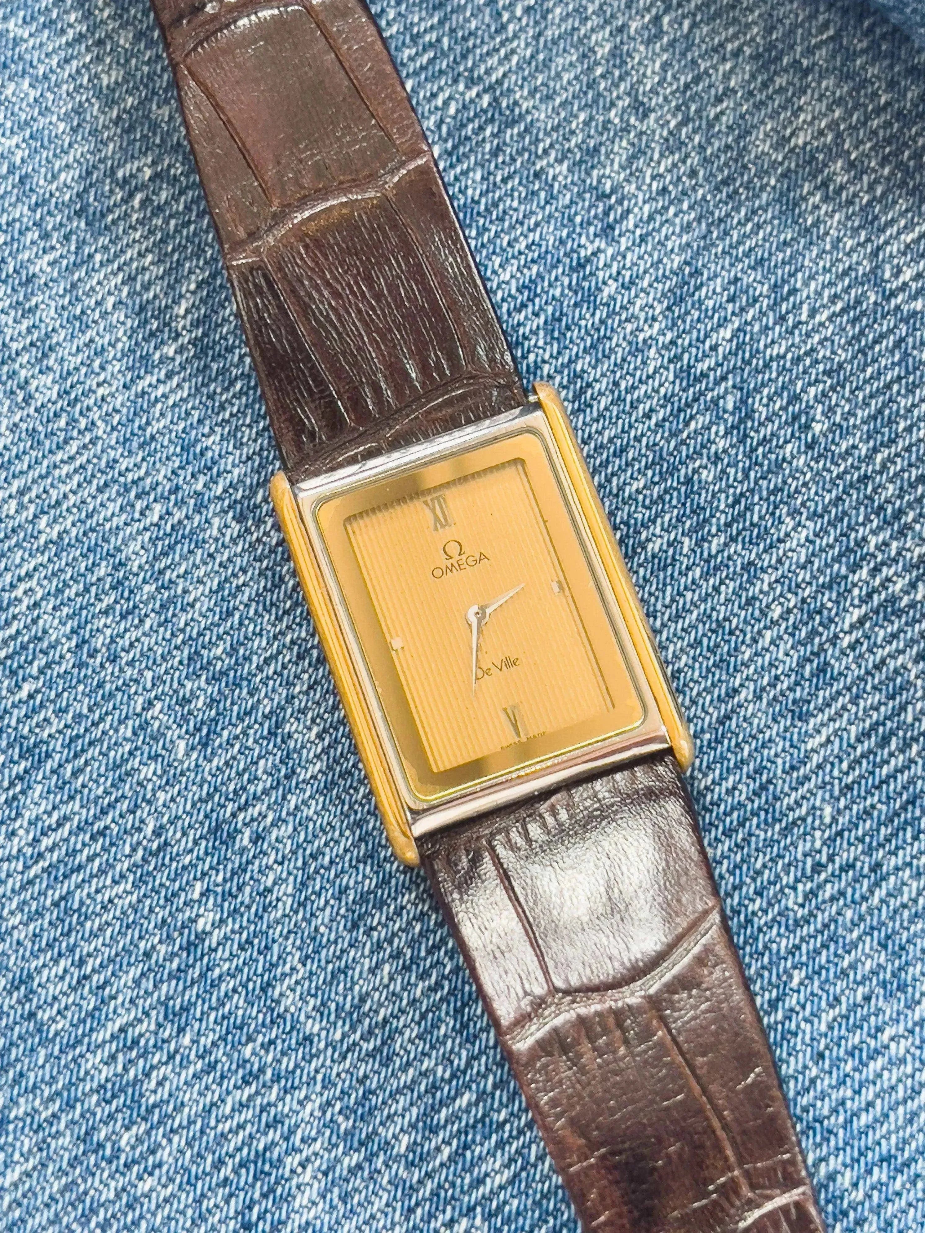 Omega - Tank Bicolore - 1970s - Atelier Victor - Vintage Shop