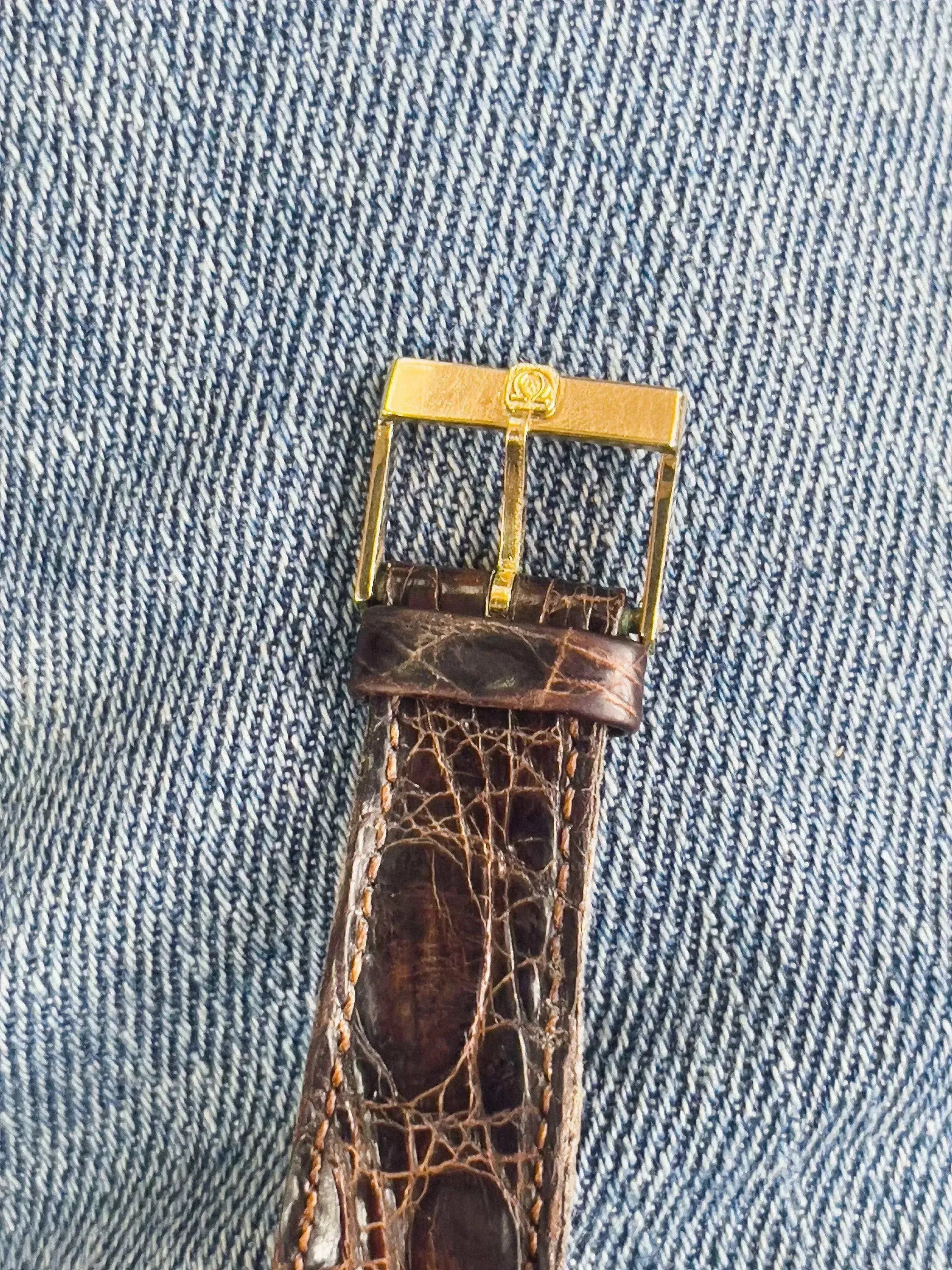 Omega - Tank plaqué or noir - 1970s - Atelier Victor