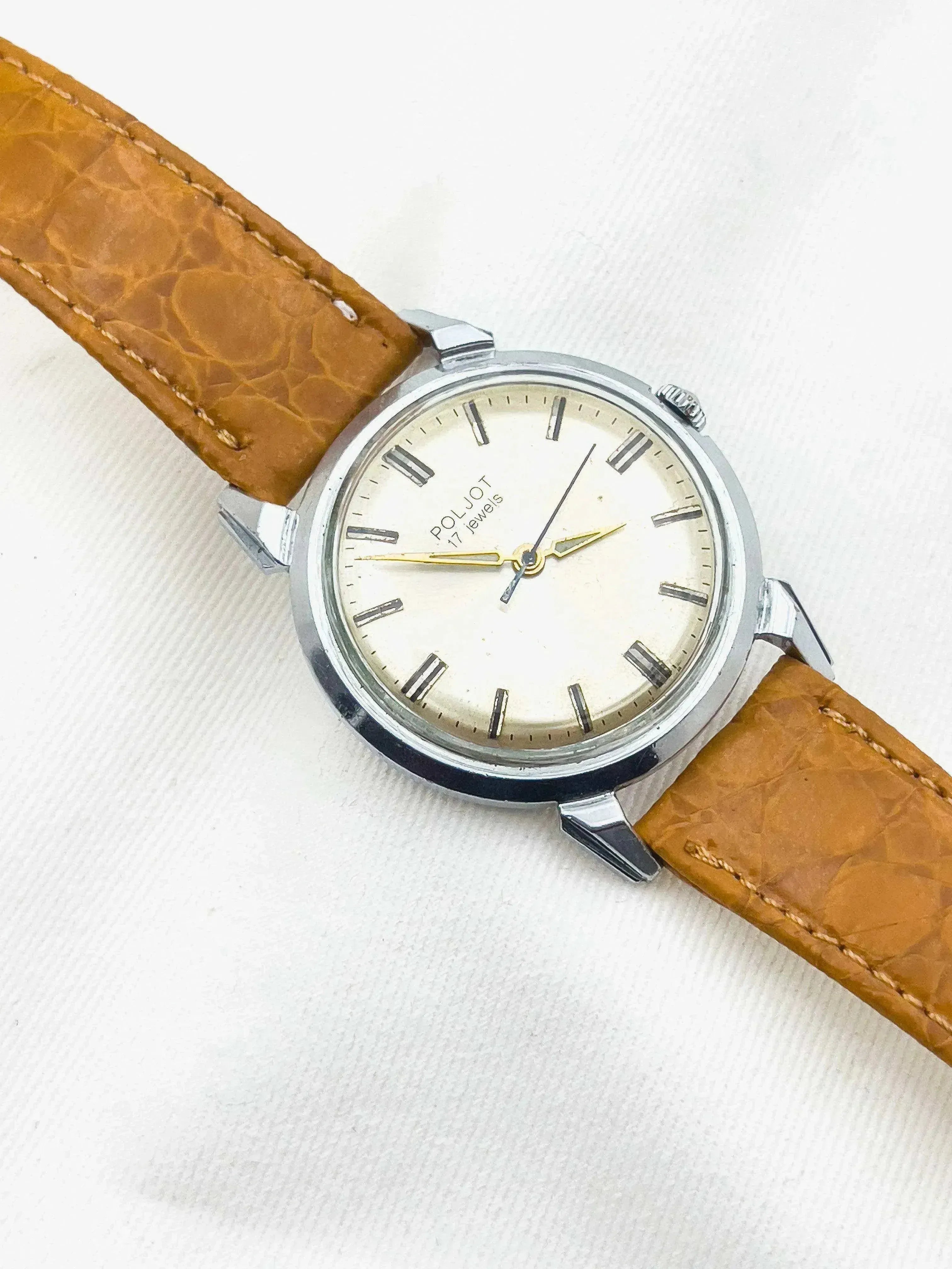 Poljot - Acier Cadran doré clair - 1980s - Atelier Victor