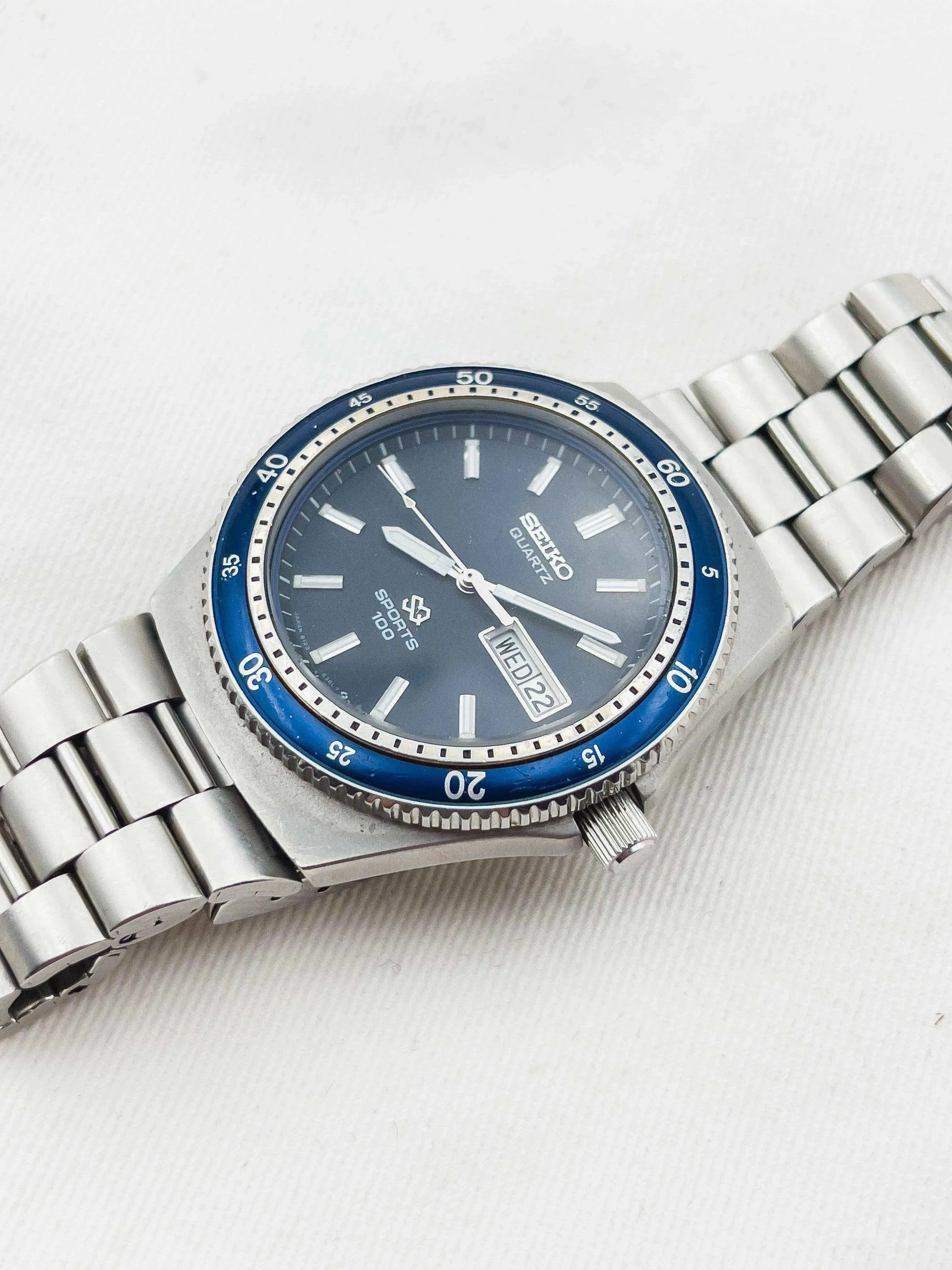 Seiko - Sport 100 Quartz - boite - 1984 - Atelier Victor