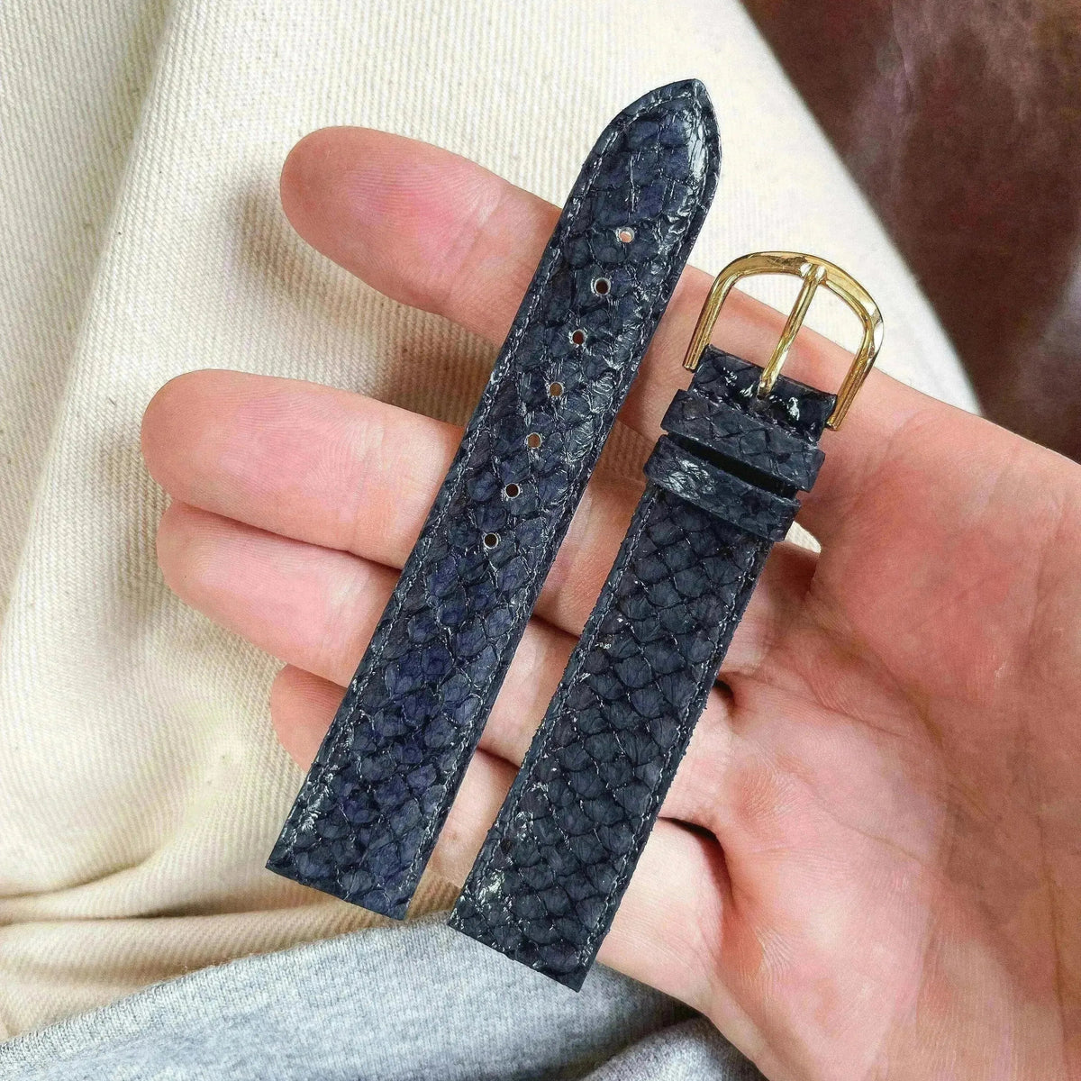 Bracelet De Montre Vintage En Métal Doré - Largeur 18 Mm - Neuf Sans étiquette - Style Rétro