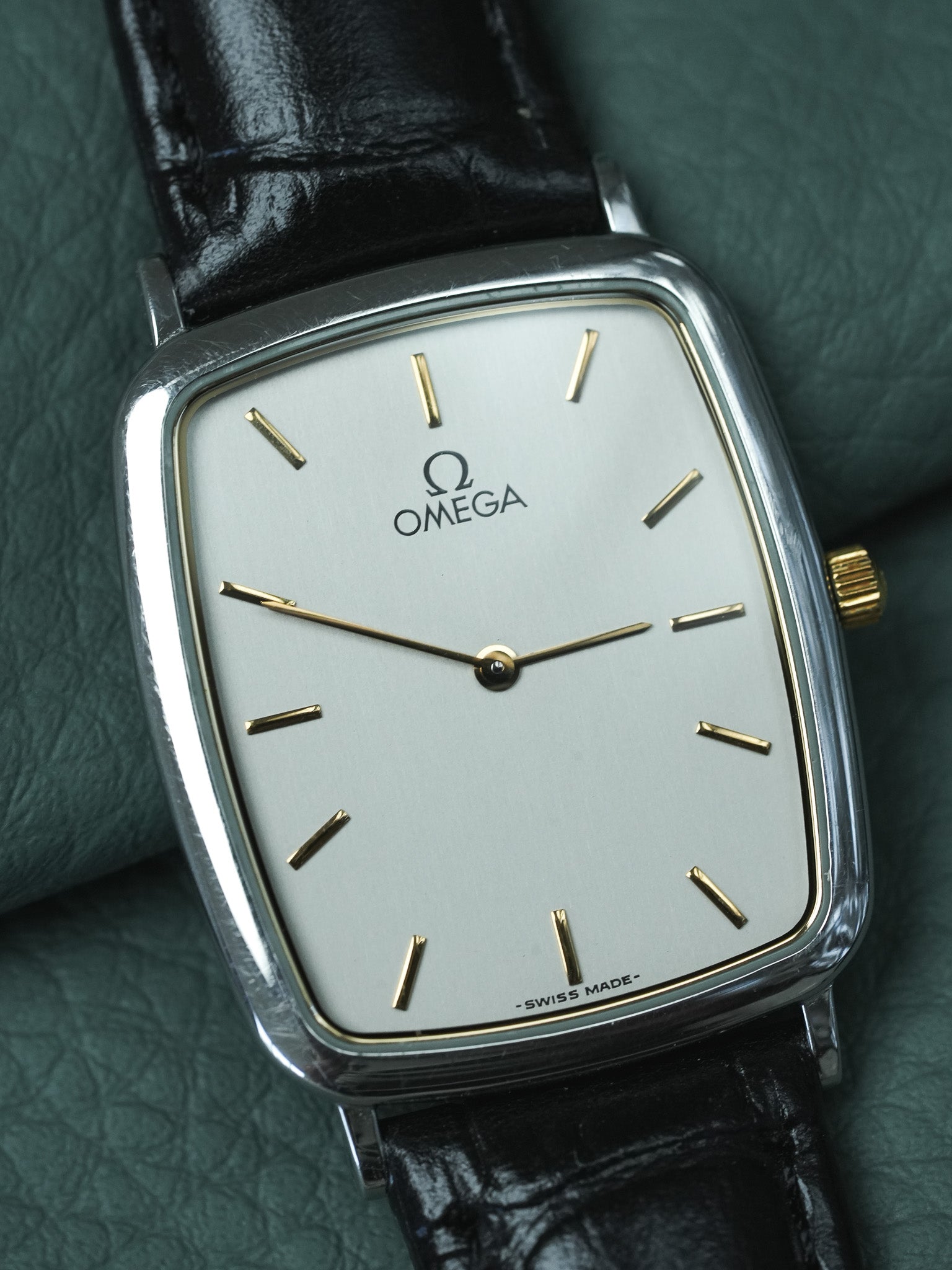Montre Omega De Ville Vintage - réf.195.0076 Tonneau Acier (1989)