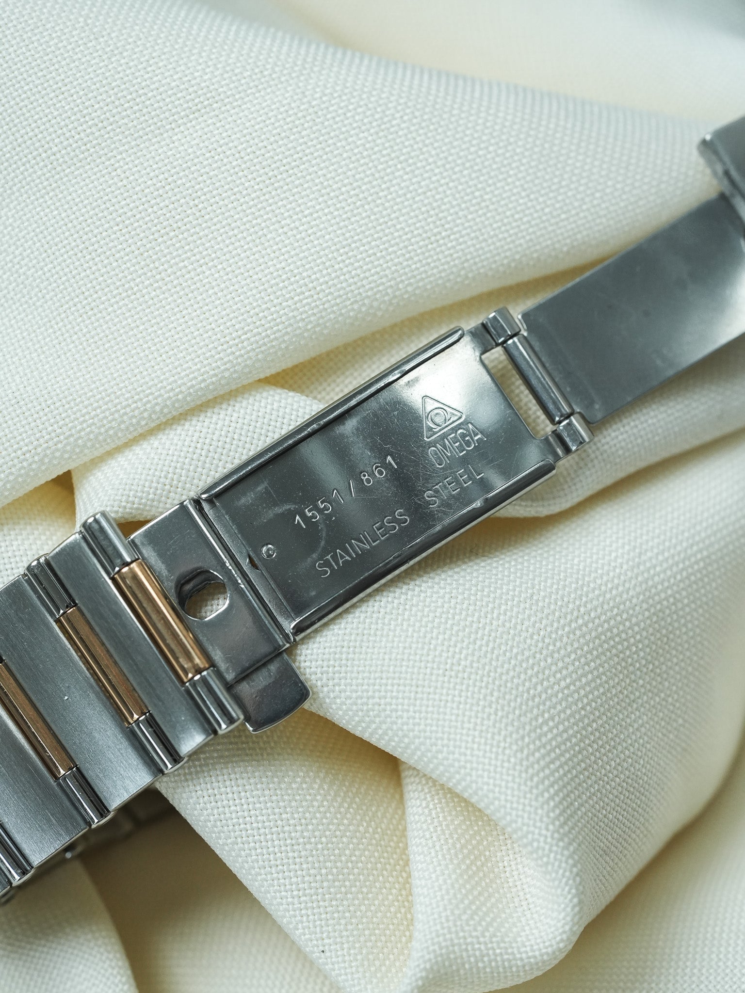 Omega Watch Constellation 1301.60.00 - Stainless Steel Rose Gold Chocolate Diamonds (2000s) 