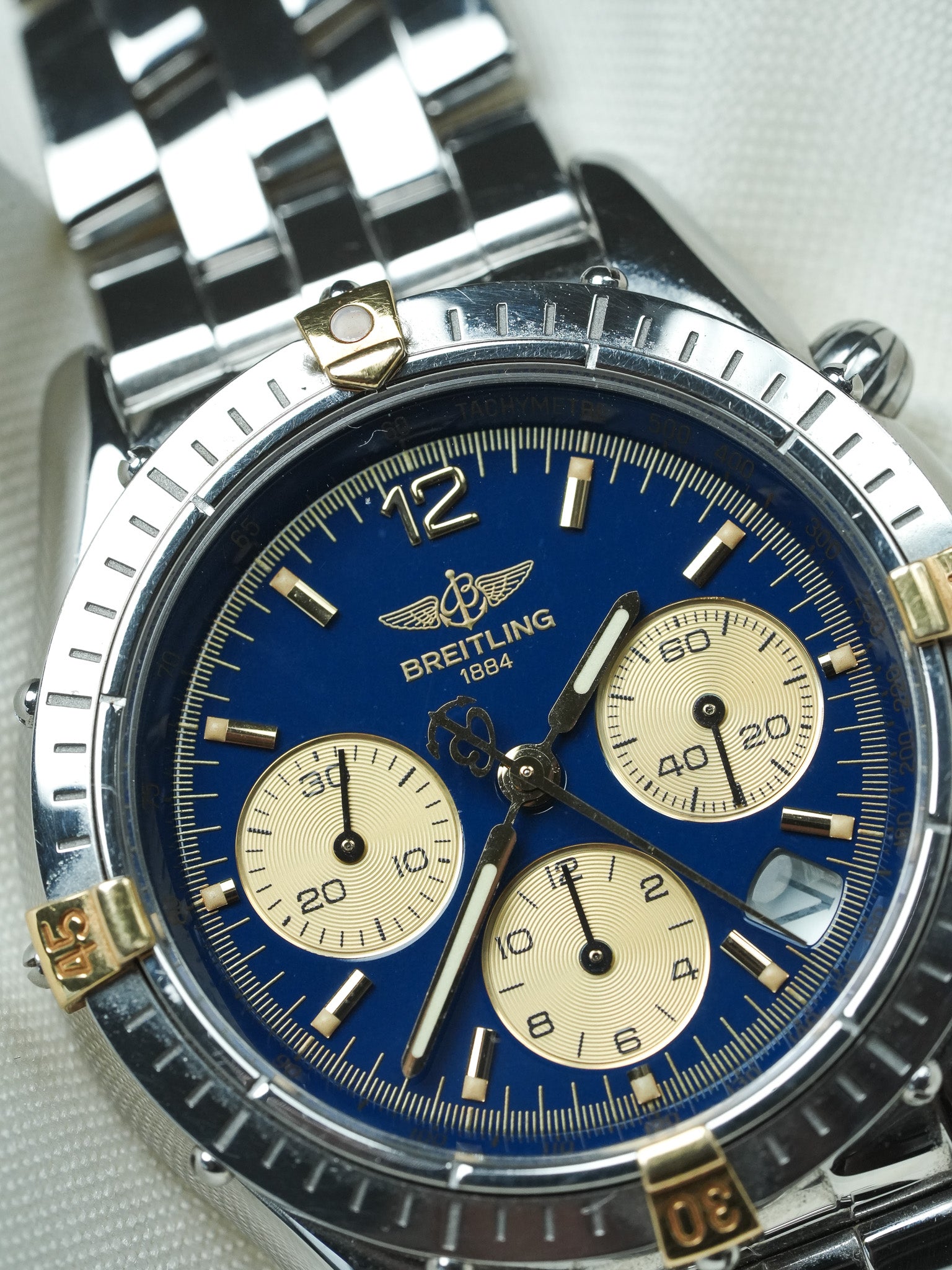 Breitling Cockpit B30012 Watch - Blue Dial Chronograph (Year 2000s) 