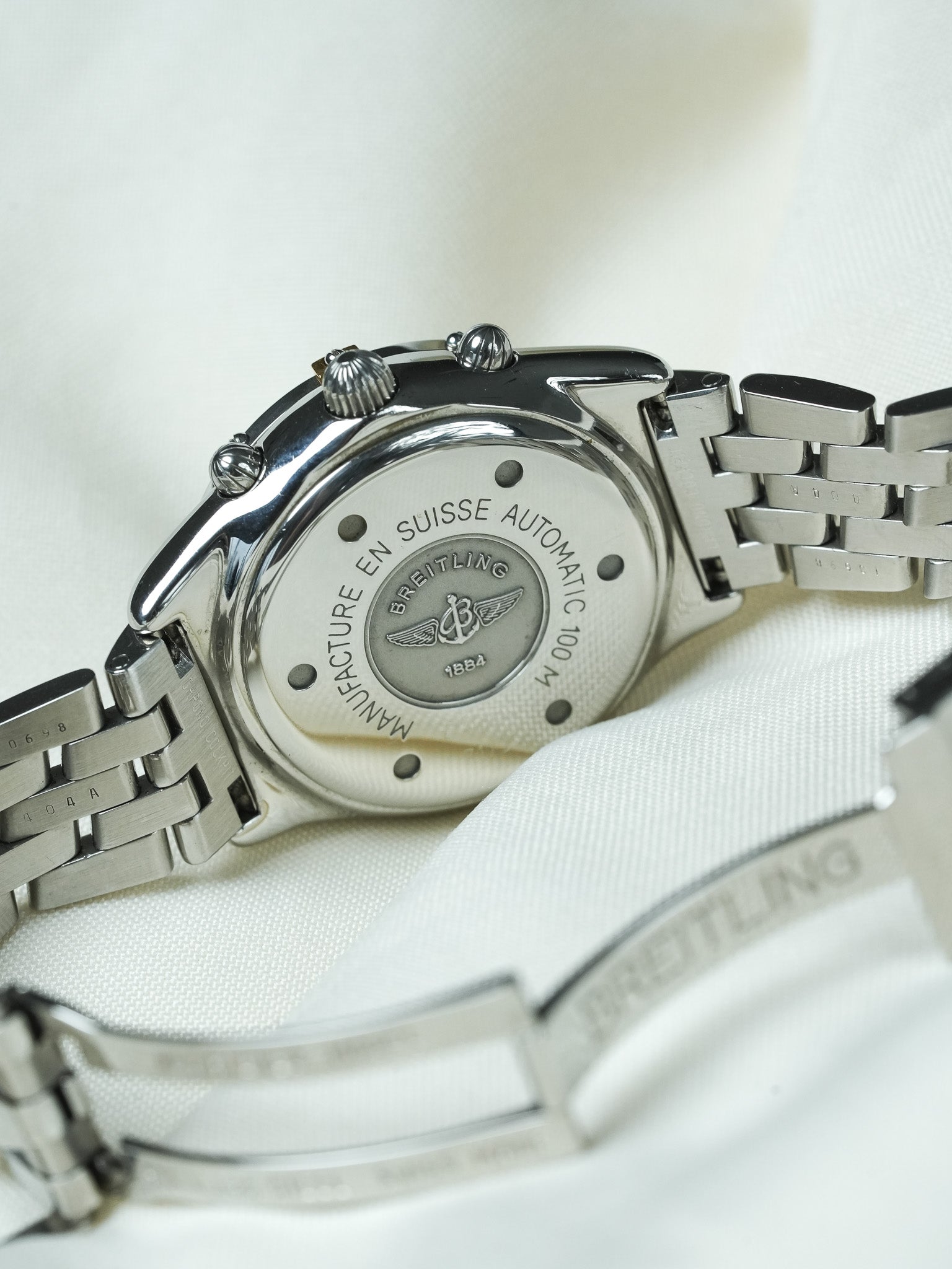 Breitling Cockpit B30012 Watch - Blue Dial Chronograph (Year 2000s) 