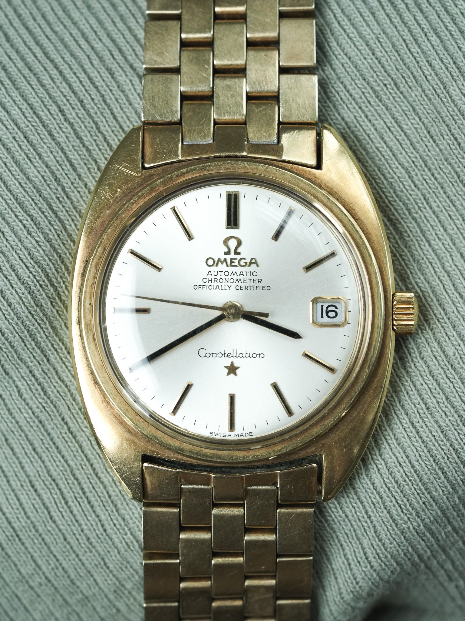 Montre Omega Constellation Vintage - 168.017.SP C-Shape G.Genta (1970)