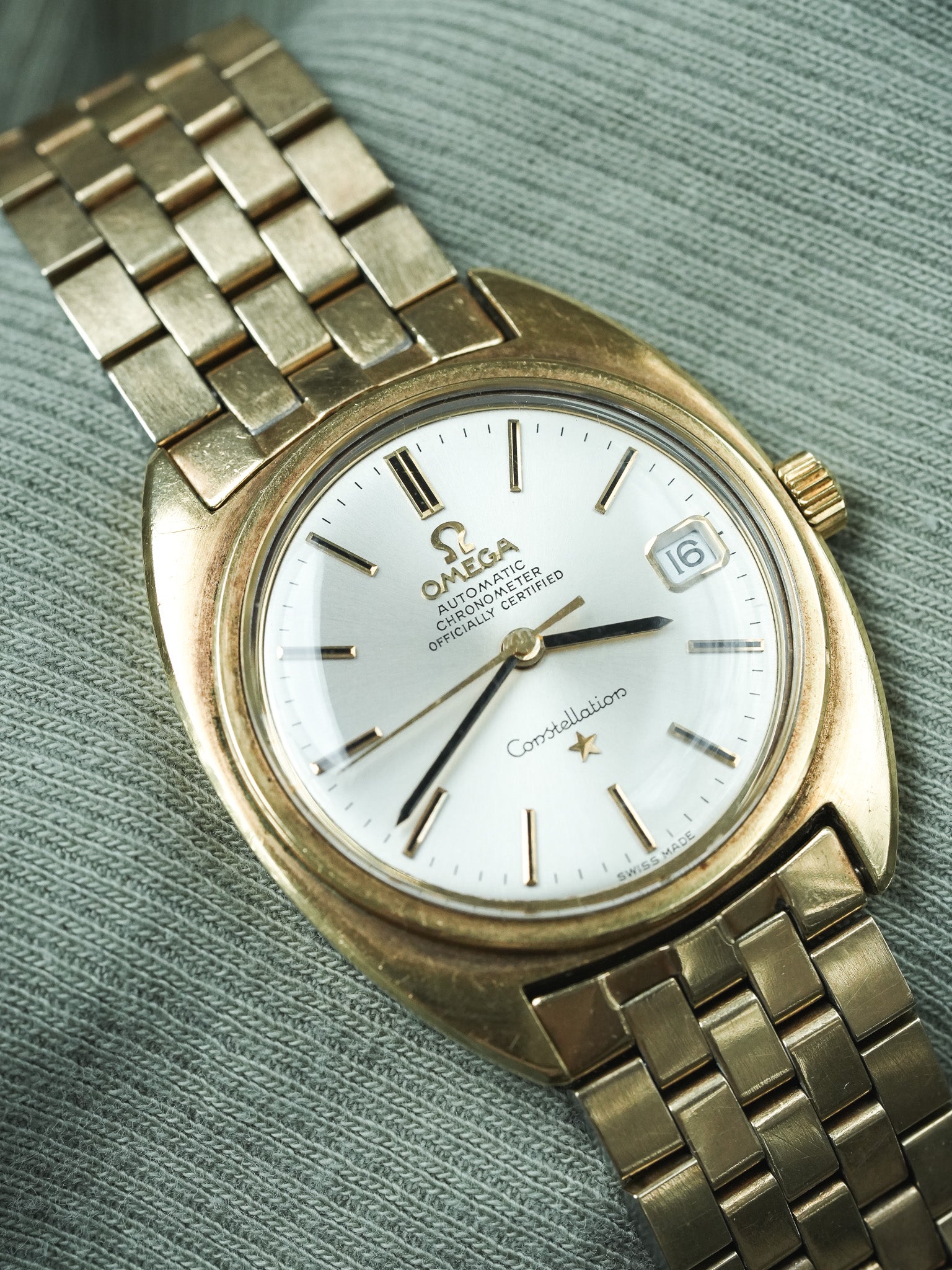 Montre Omega Constellation Vintage - 168.017.SP C-Shape G.Genta (1970)