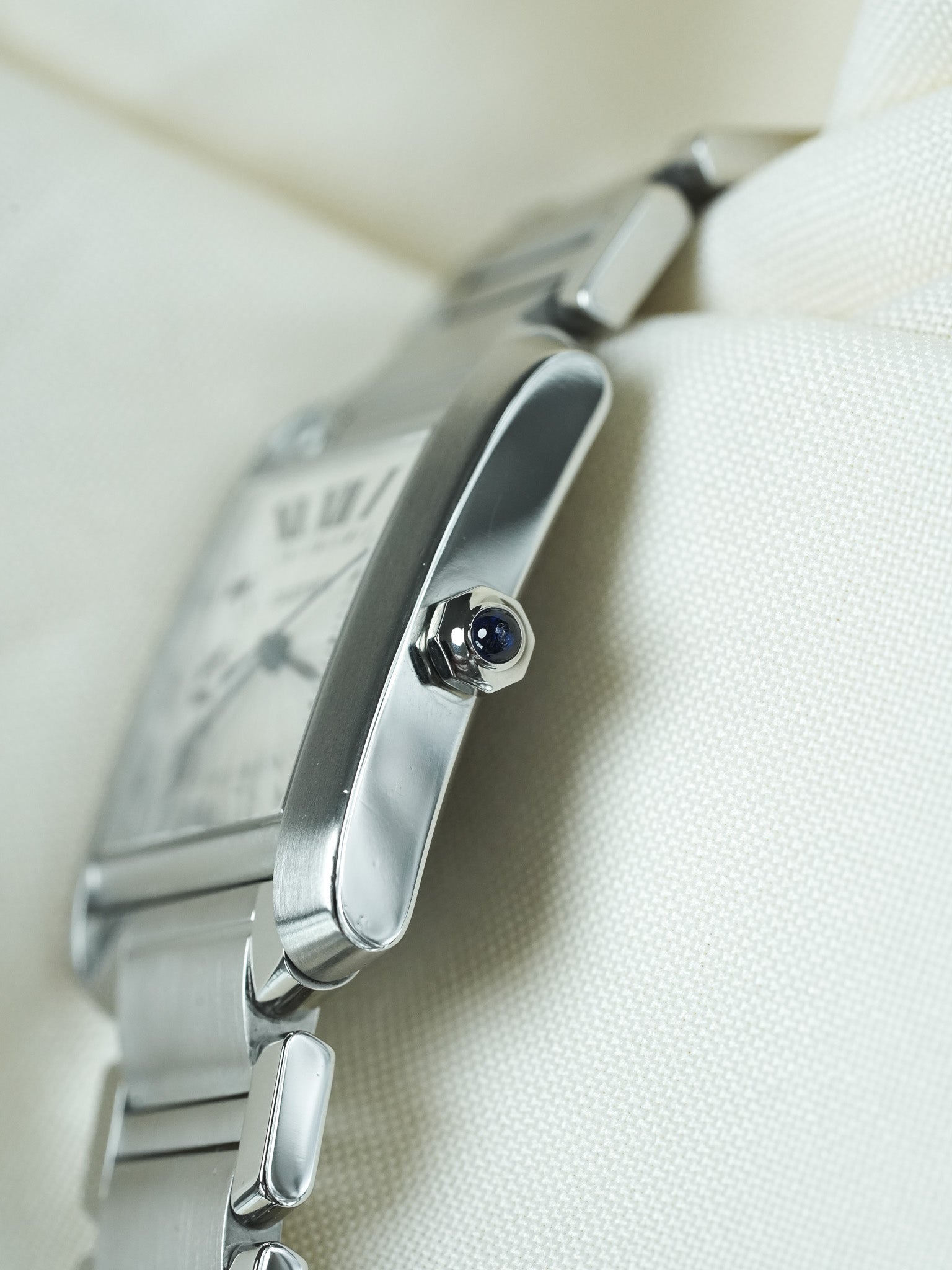 Montre Cartier Tank Française 2302 - Acier Automatique Homme (Années 2000)