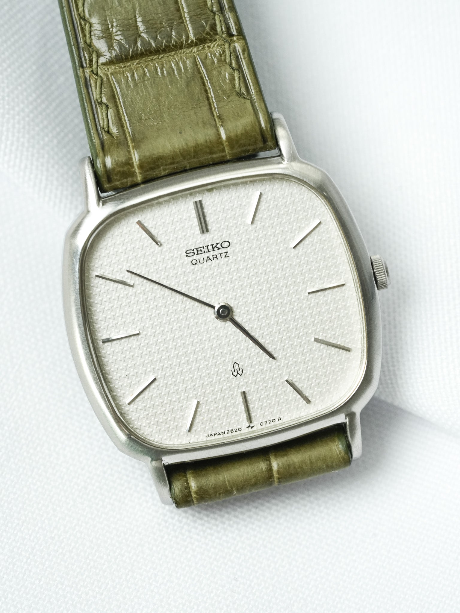 Vintage Seiko Watch - TV Guilloché Steel (1980) 