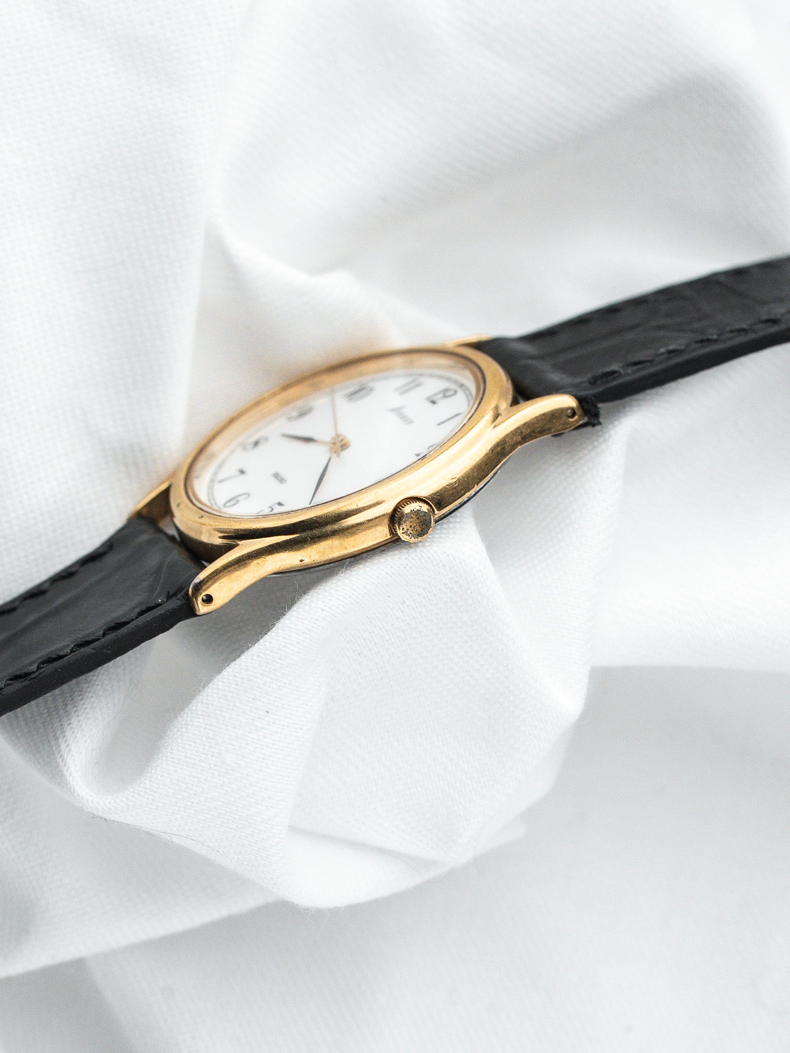Seiko Avenue 5P31-6D00 — Plaqué Or Cadran Chiffres Arabes (1990)