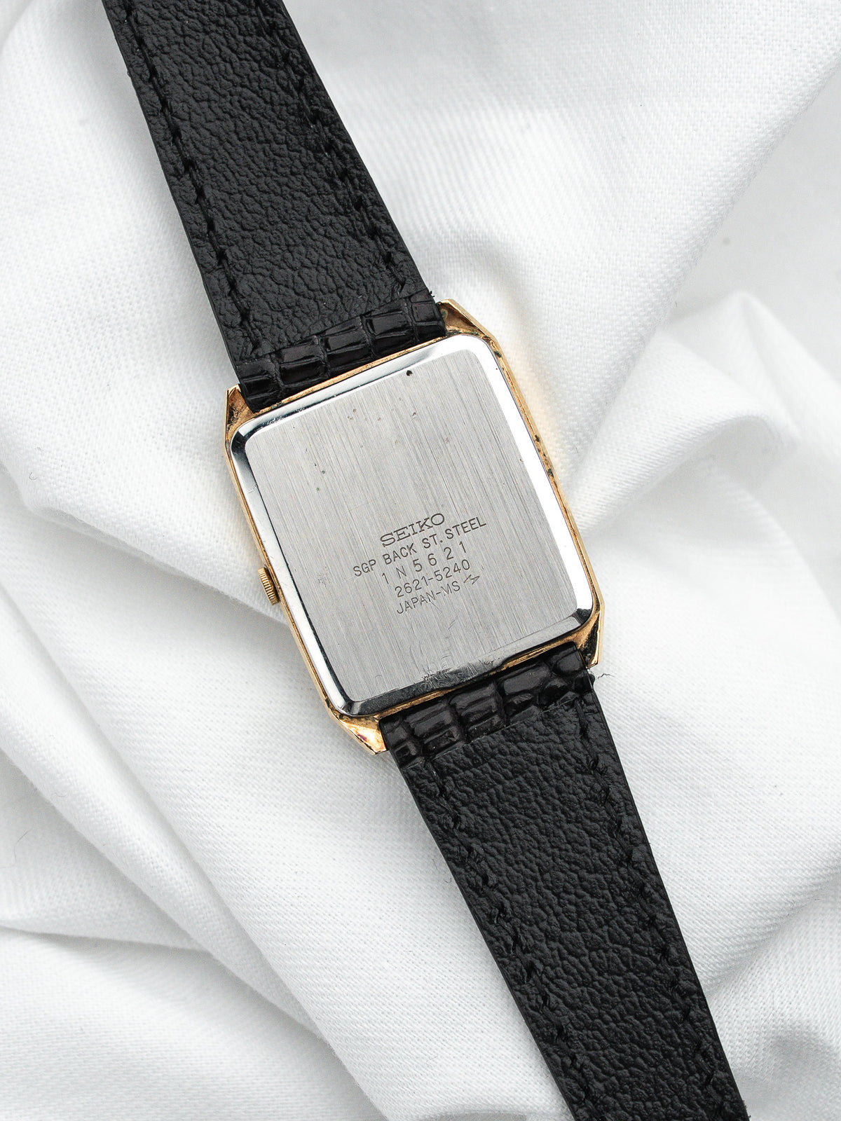 Couronne dorée d'origine - Montre Seiko Quartz 2621-5240 - Atelier Victor