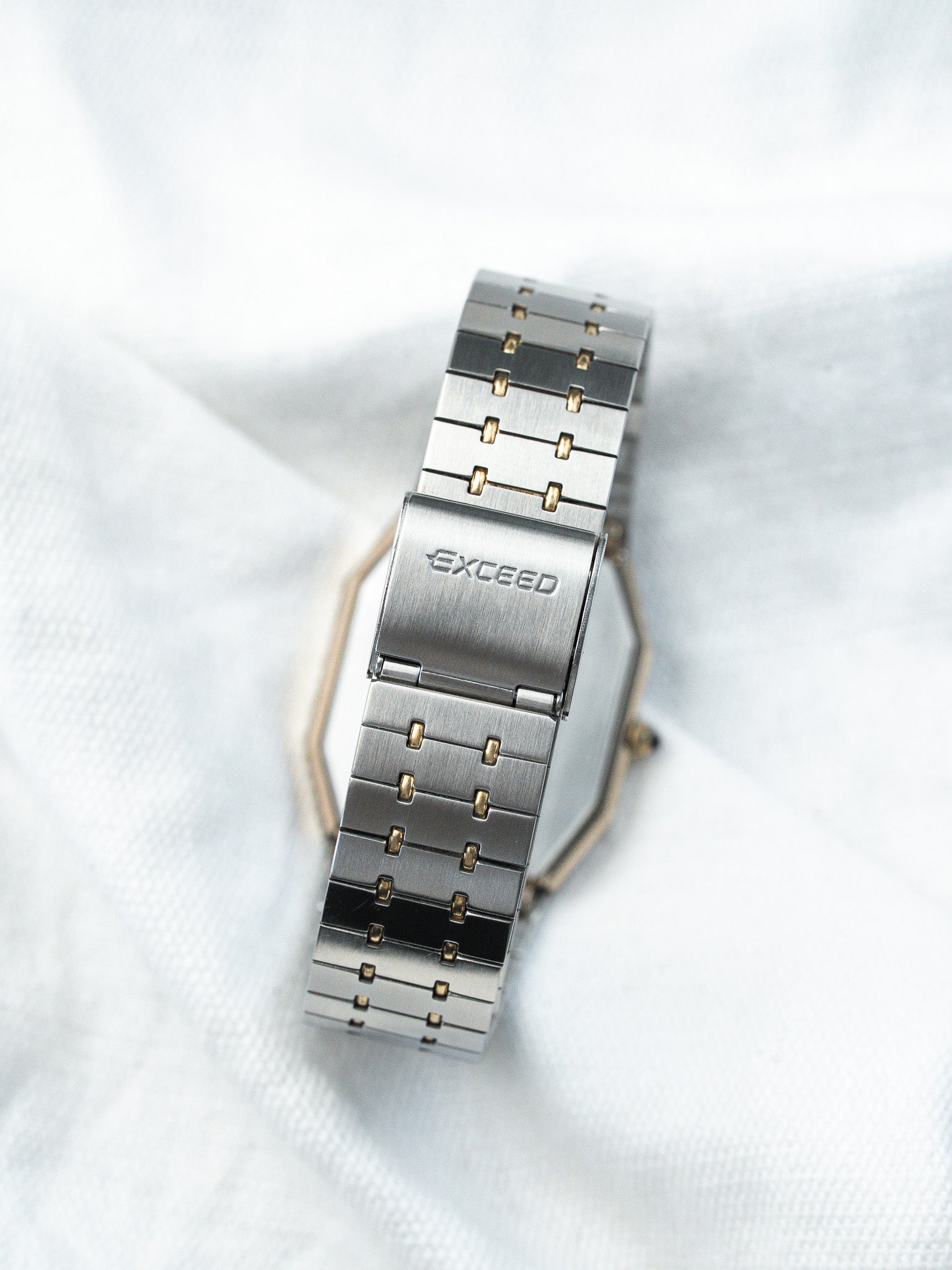 Montre Citizen Exceed Vintage - Acier Or Octogonale Allongée (1991)