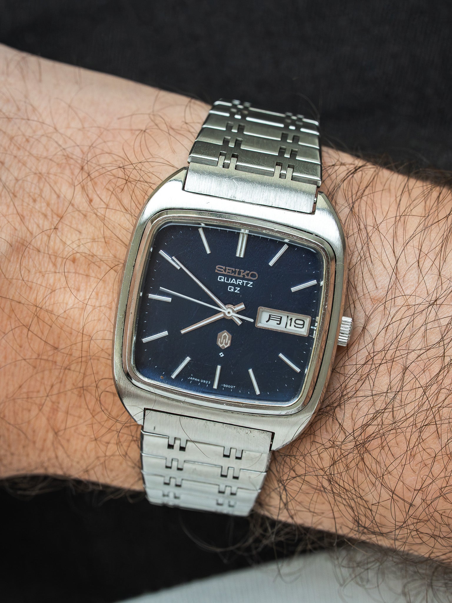 Montre Seiko Vintage - TV XL Bleu Kanji 0923-5000 (1984) - Atelier Victor