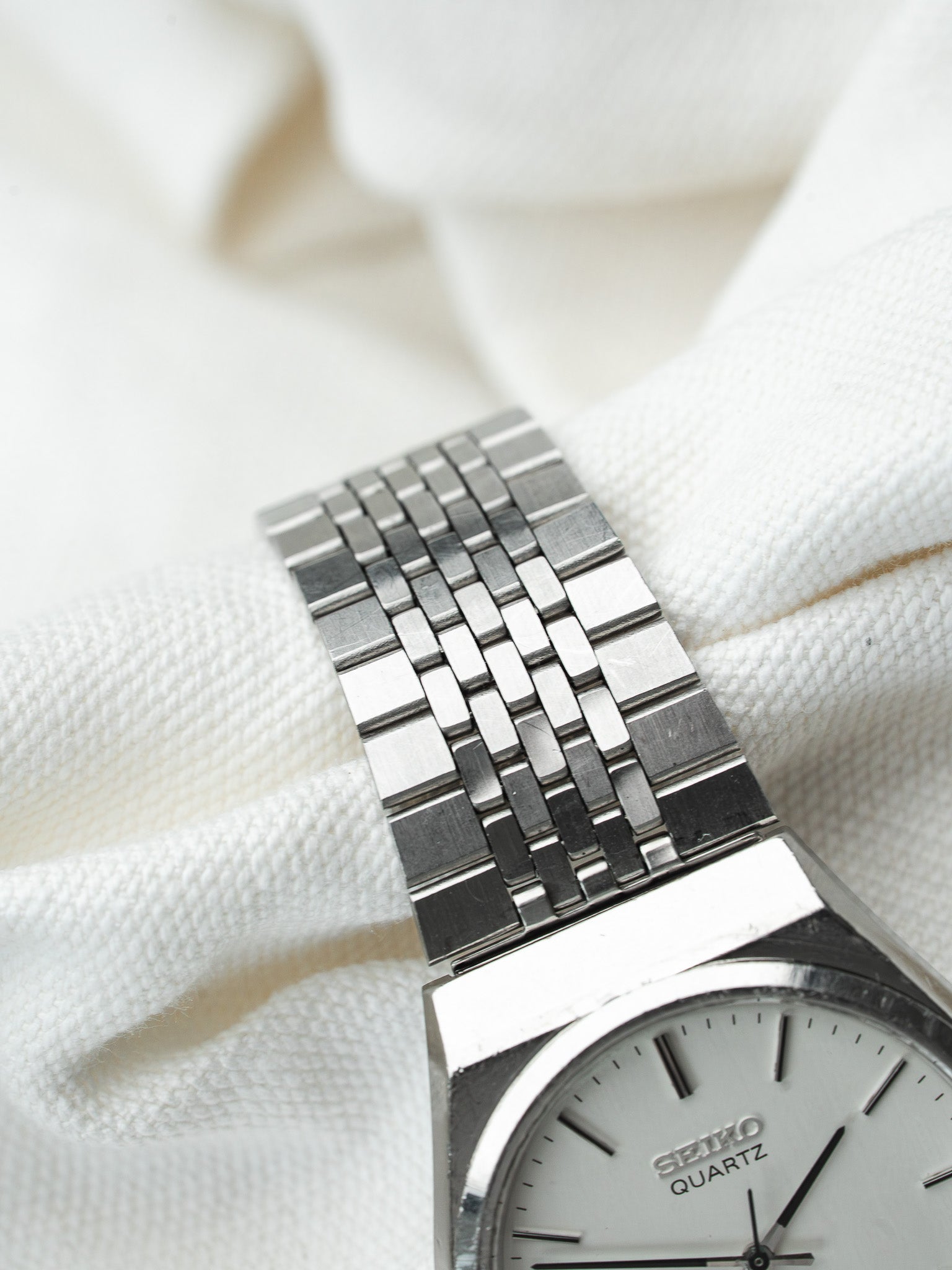 Montre Seiko SilverWave Quartz Vintage 7121-7000 — Cadran Argent (1978)