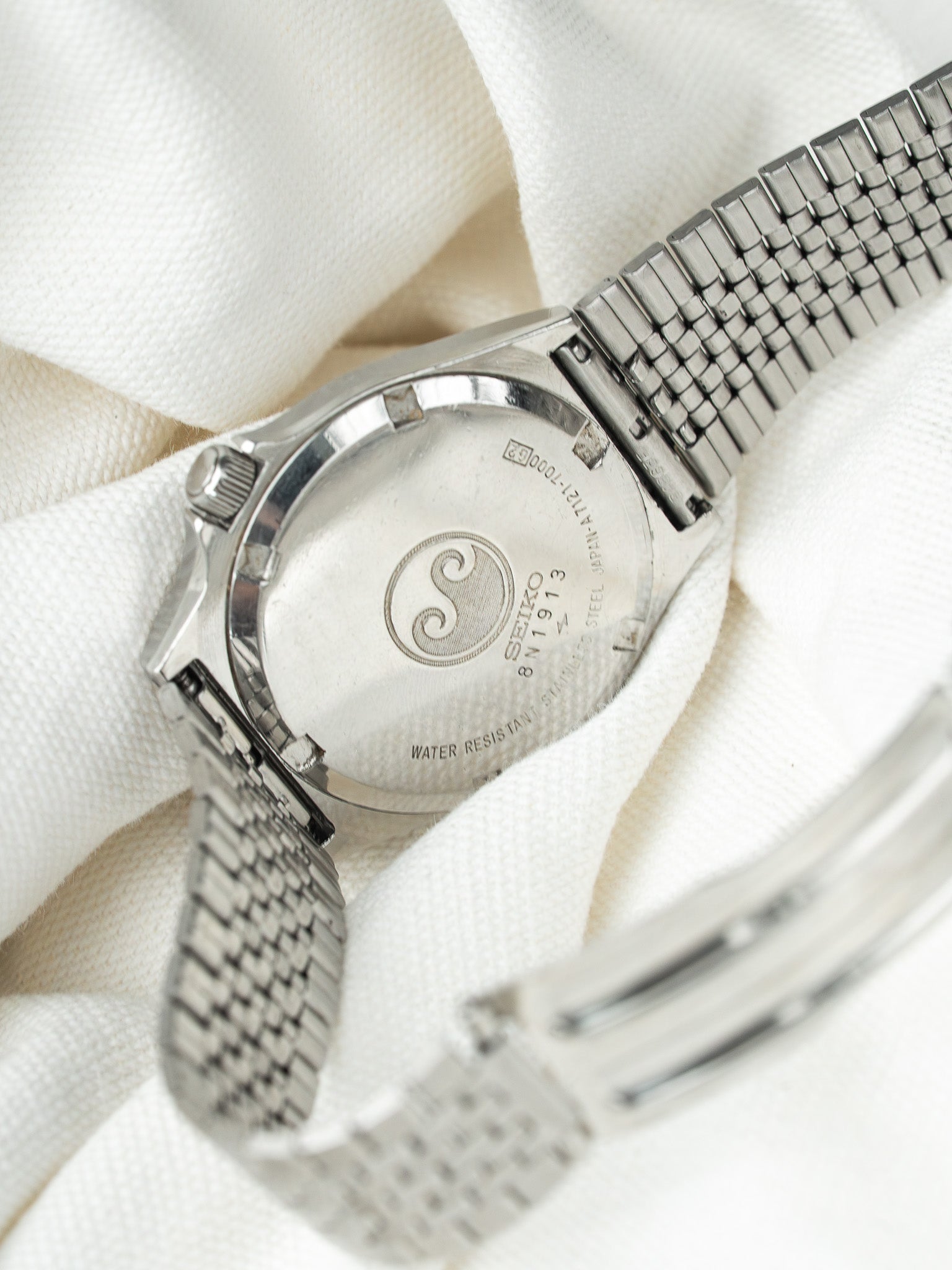 Montre Seiko SilverWave Quartz Vintage 7121-7000 — Cadran Argent (1978)