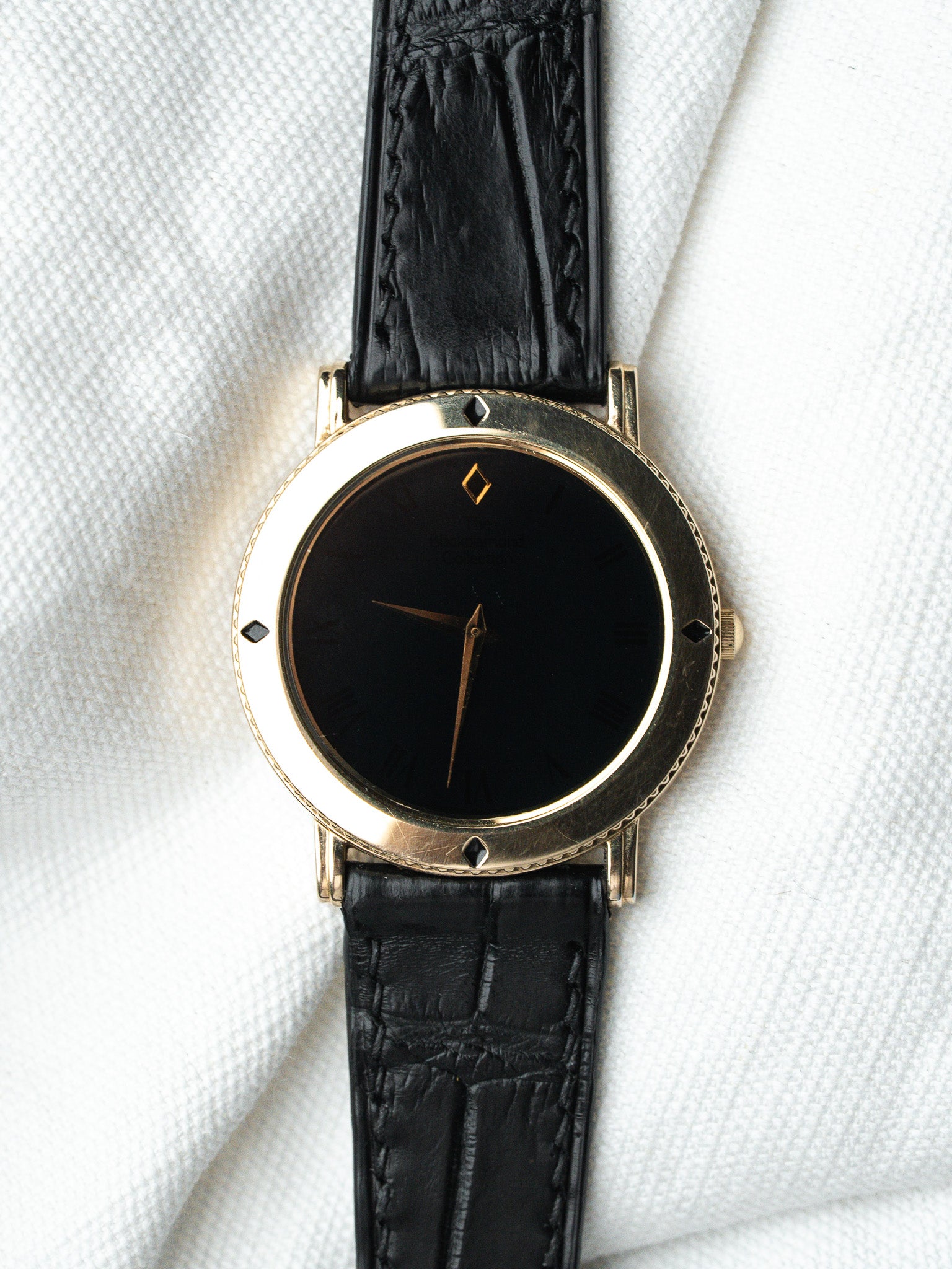 Vintage Seiko The Blackdiamond Collection Watch - Gold-Plated Concealed Dial (1999) 