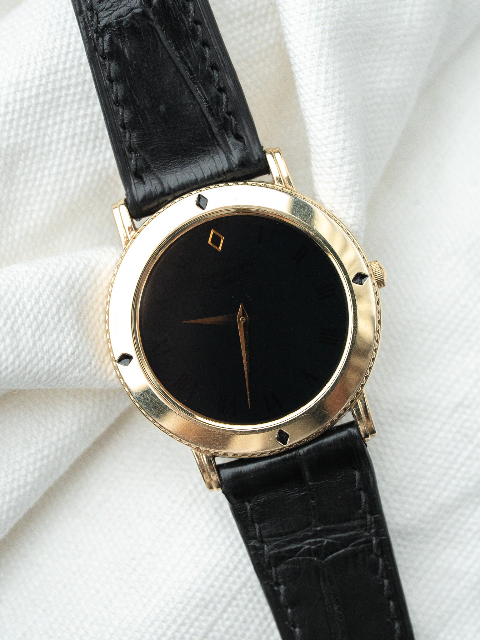 Vintage Seiko The Blackdiamond Collection Watch - Gold-Plated Concealed Dial (1999) 