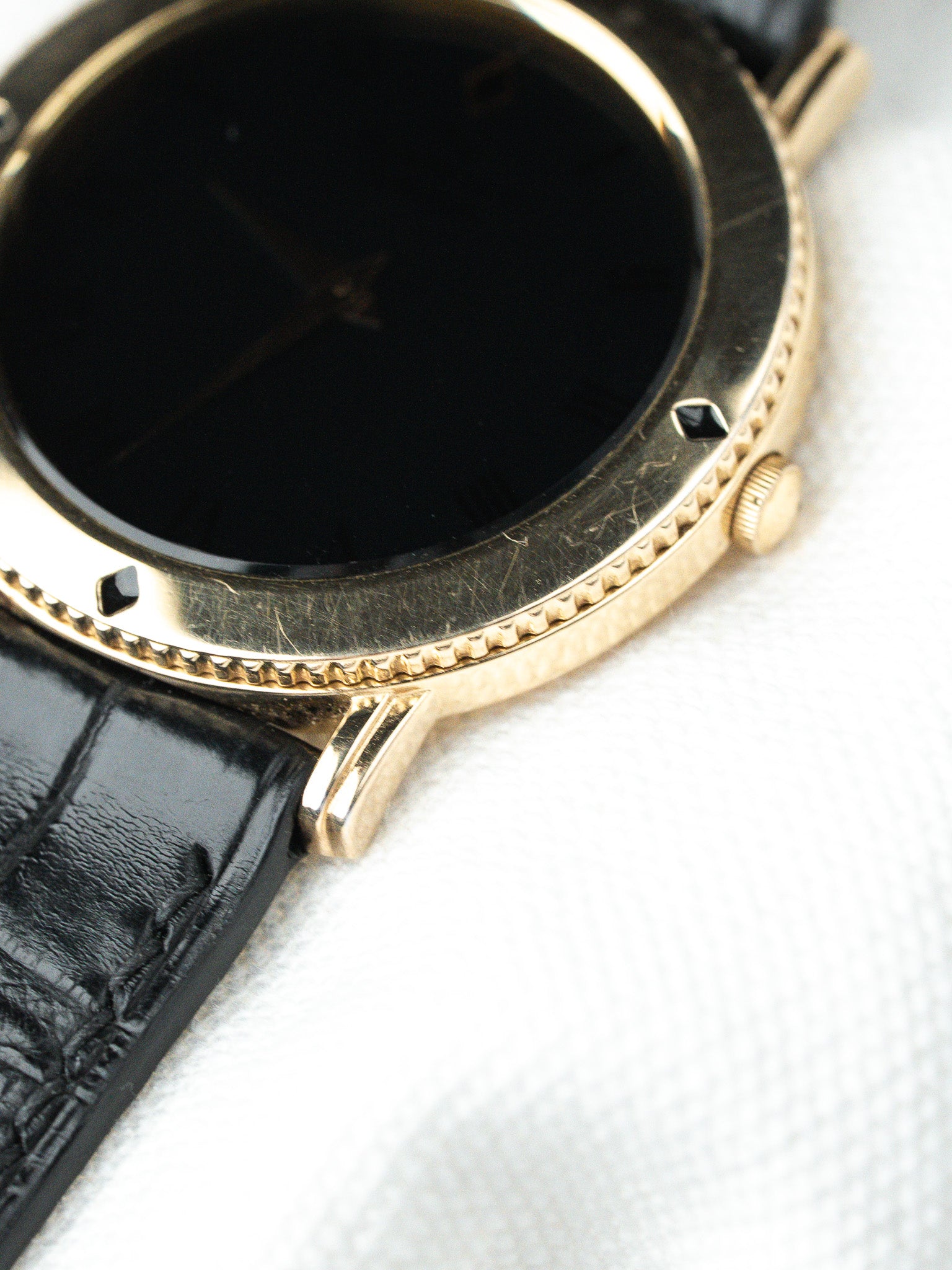 Seiko The Blackdiamond Collection Vintage Watch Gold-Plated