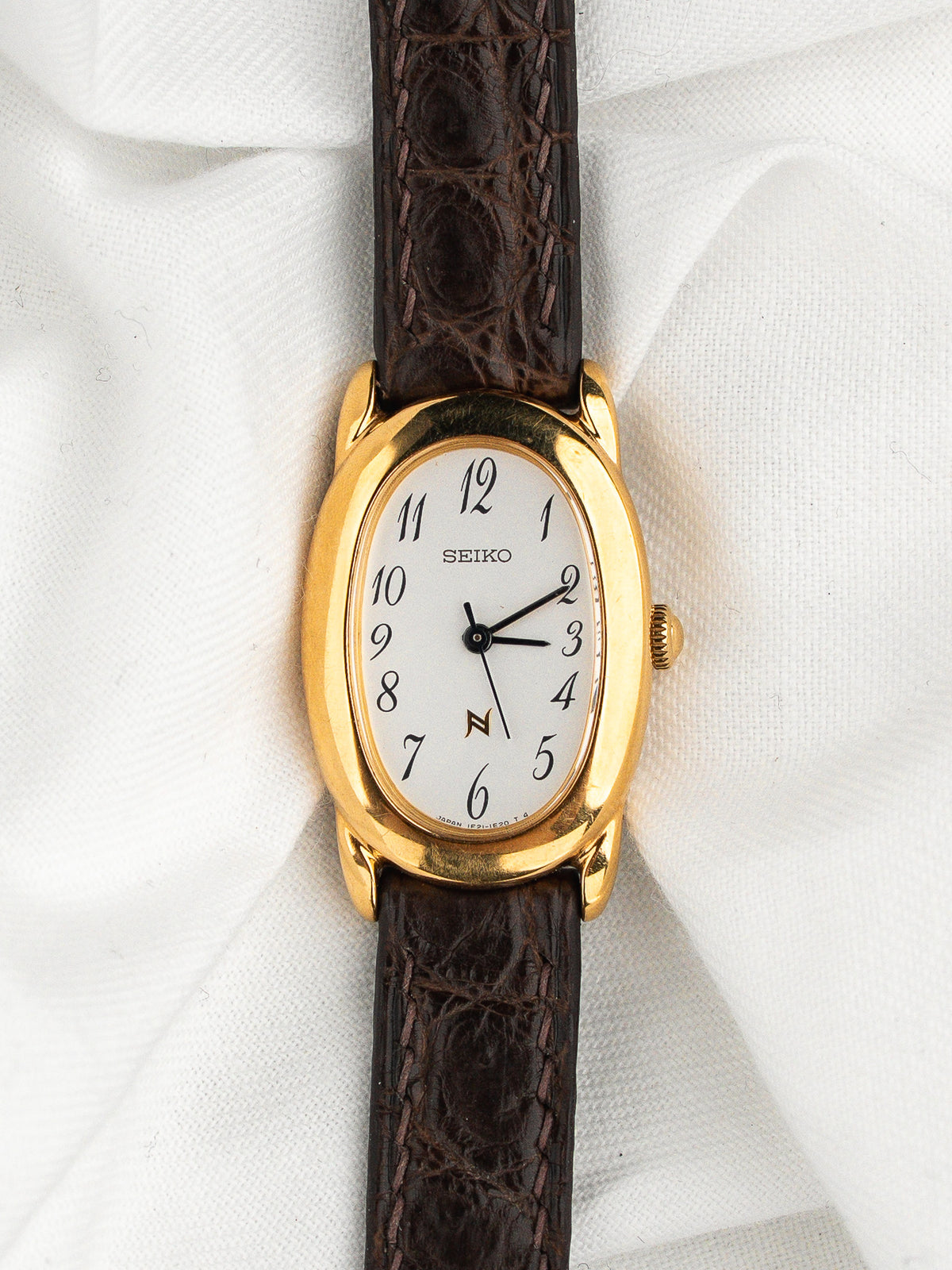 Cadran blanc à chiffres Breguet - Montre Seiko Noie 1F21-5B70 - Atelier Victor