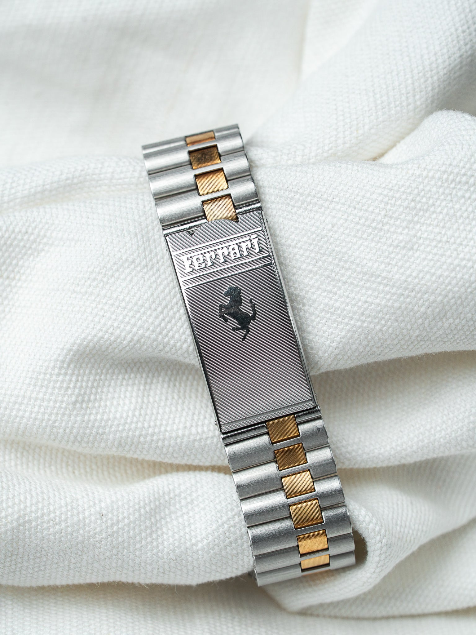 Vintage Ferrari Formula by Cartier Two-Tone — Red Dial (1980s) 