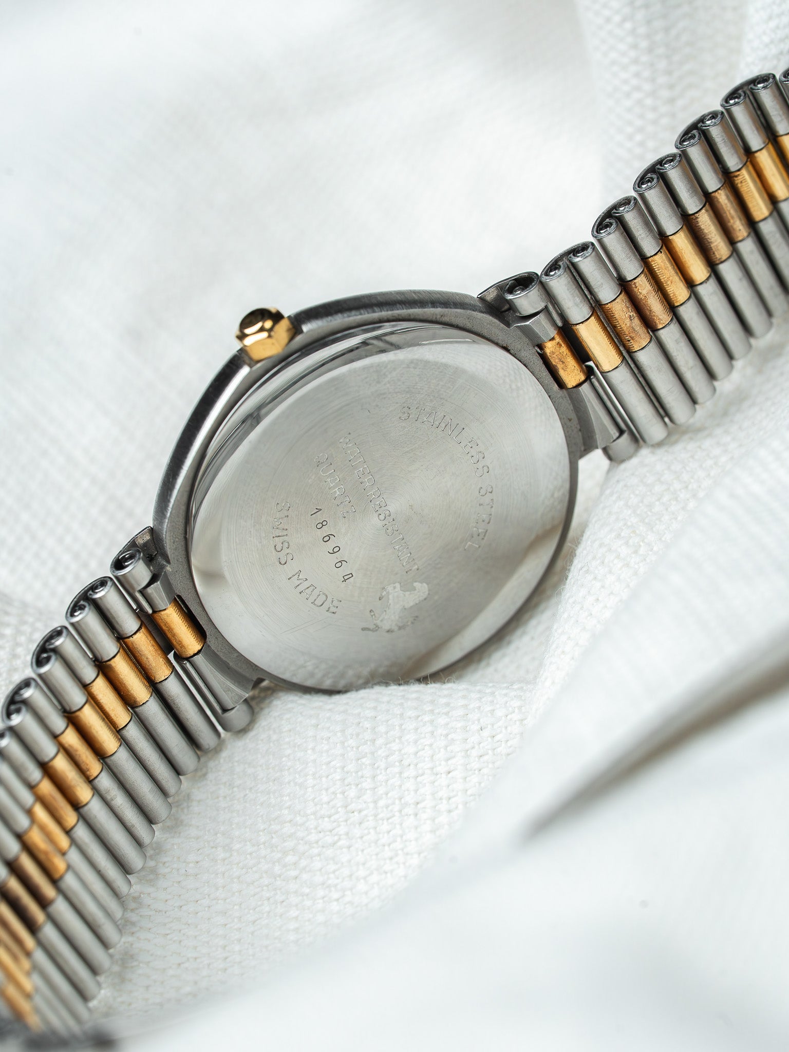Vintage Ferrari Formula by Cartier Two-Tone — Red Dial (1980s) 