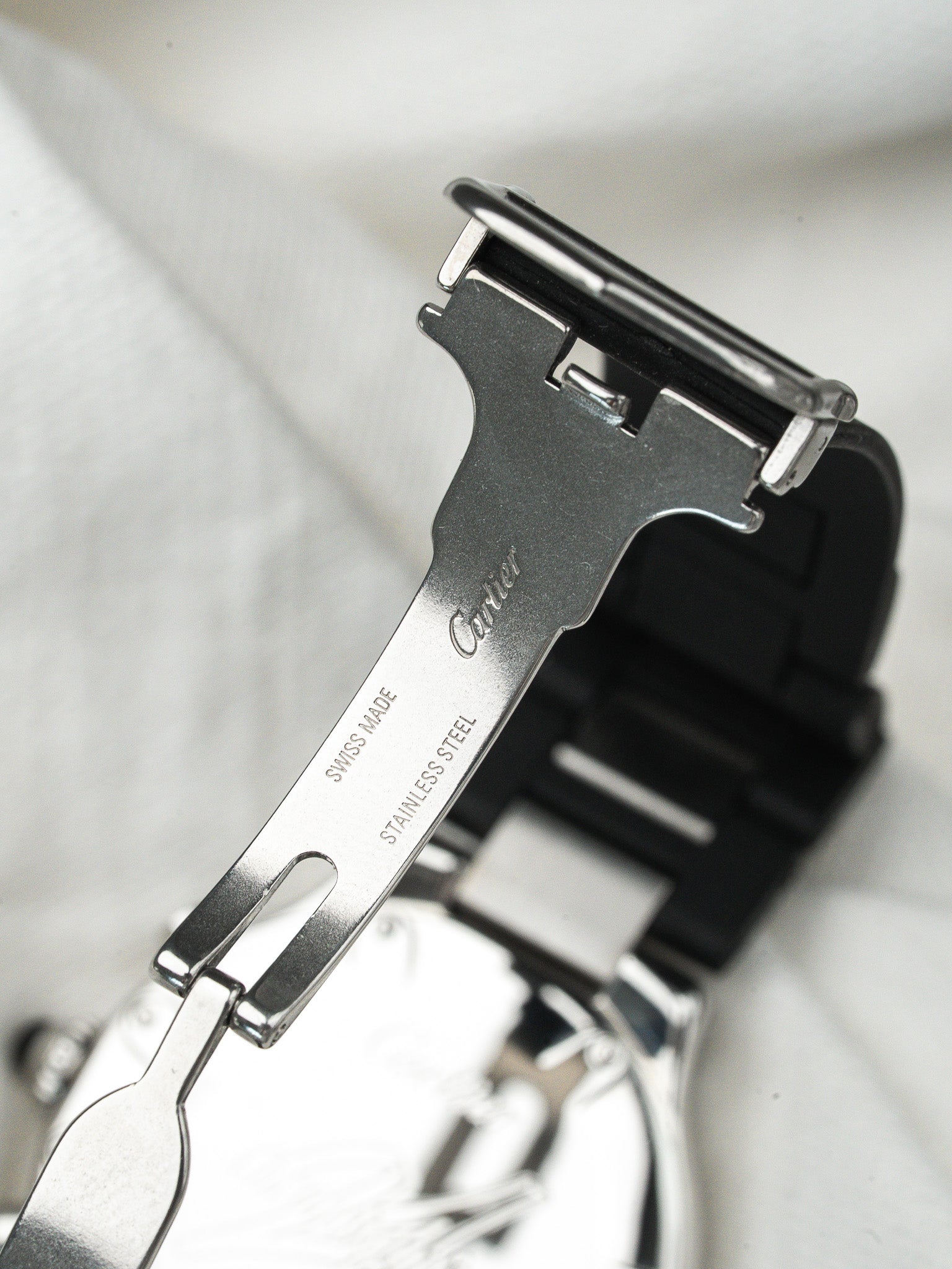 Cartier Chronoscaph 21 不锈钢 2424 — 黑色表盘（2003） 