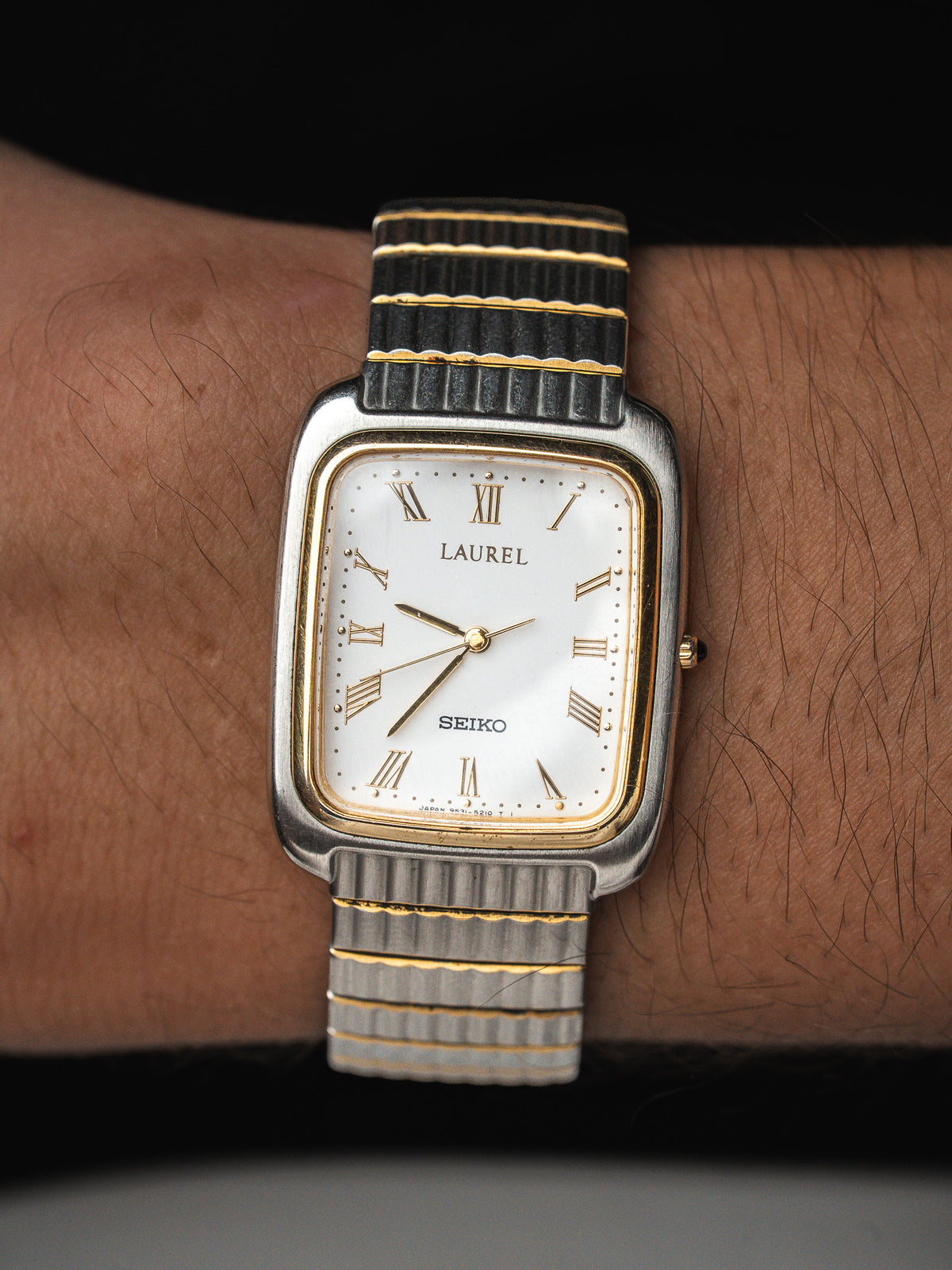 Montre Seiko Laurel Vintage 9531-5170 — Chiffres Romains (1991)