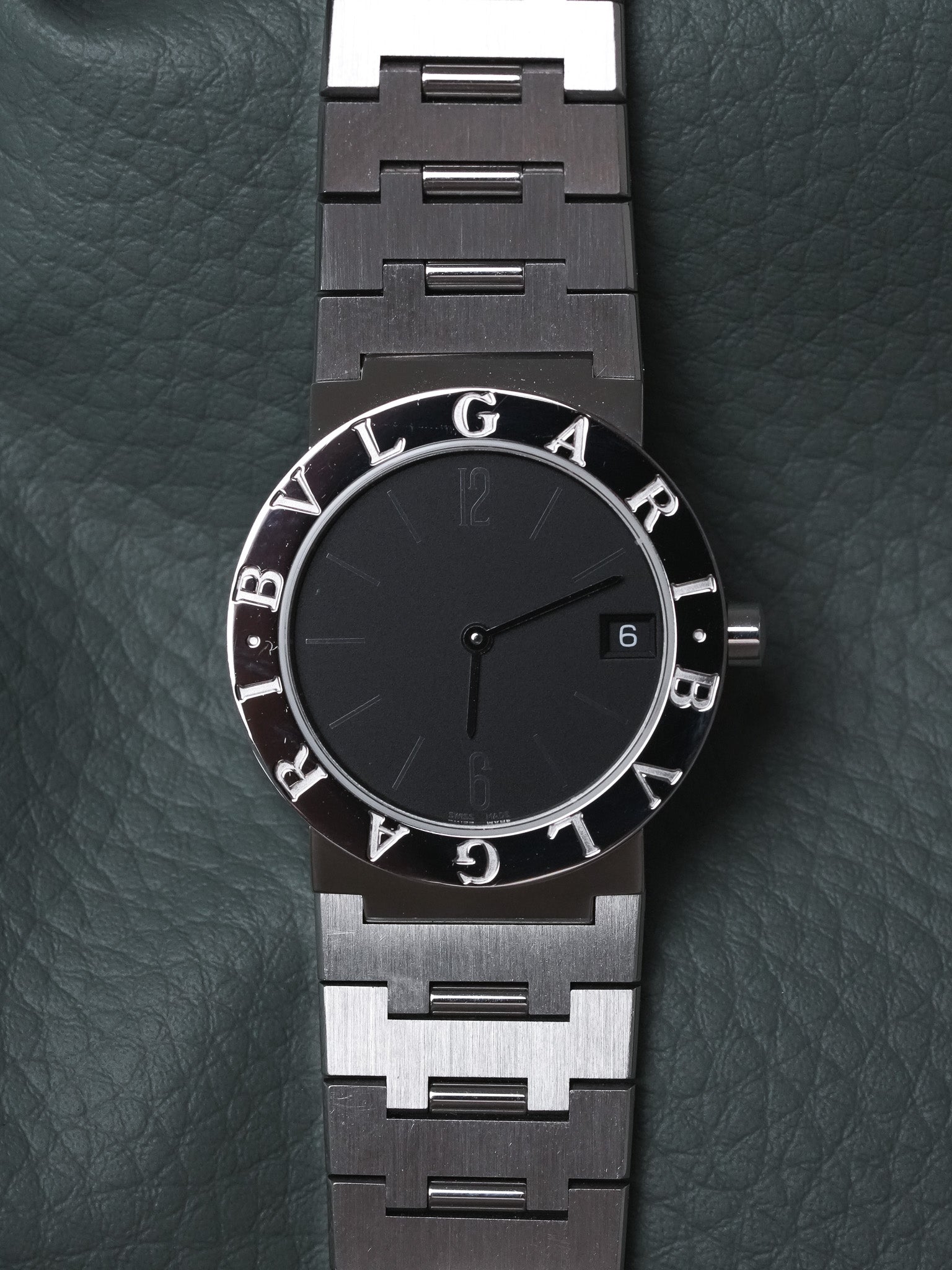 Bvlgari - BB30SS Steel Black Dial - 2000s 