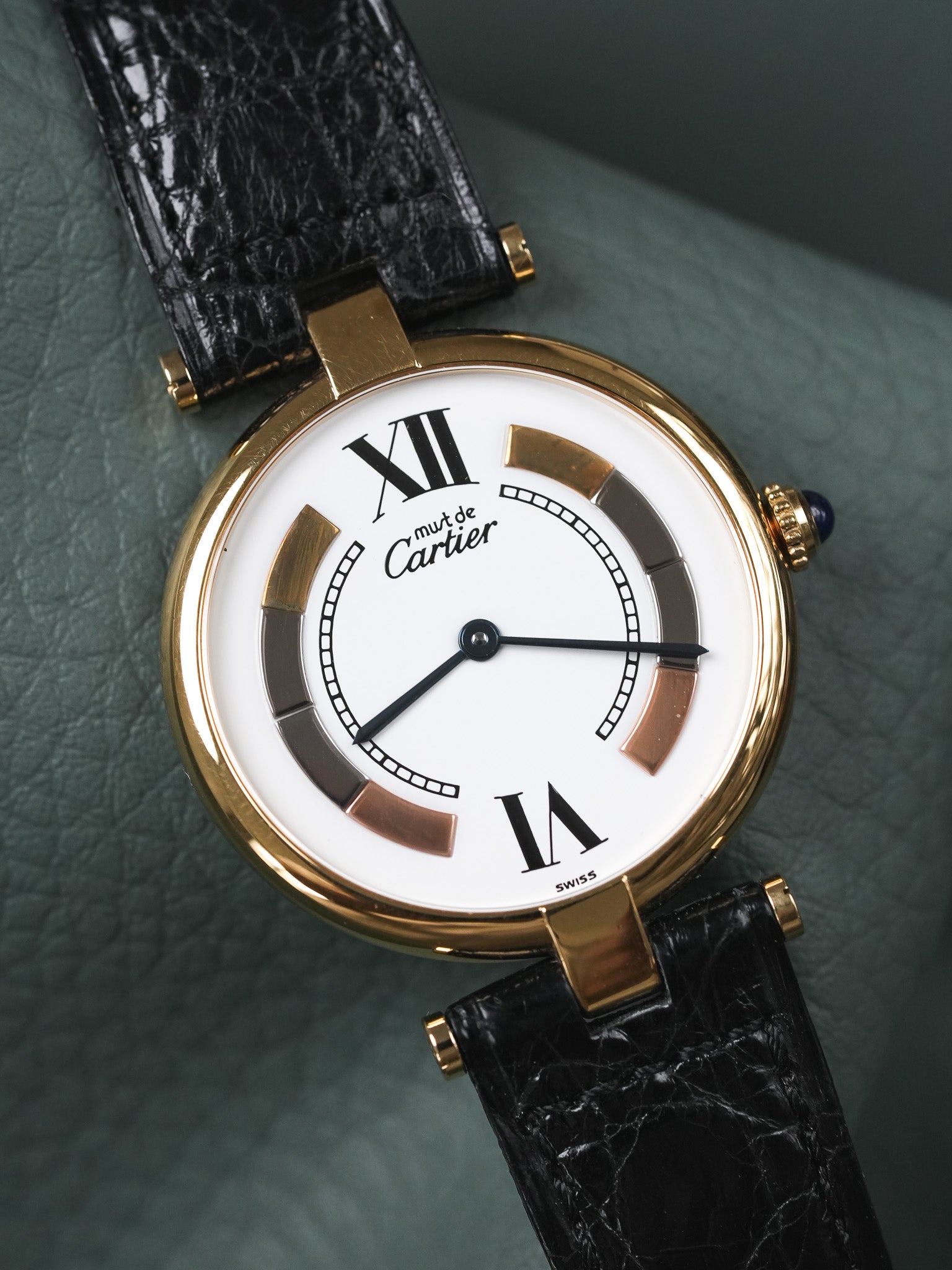 Cartier - Must de Cartier Vendome 1861 Large Cadran Trinity Cartier 30mm - 1990s