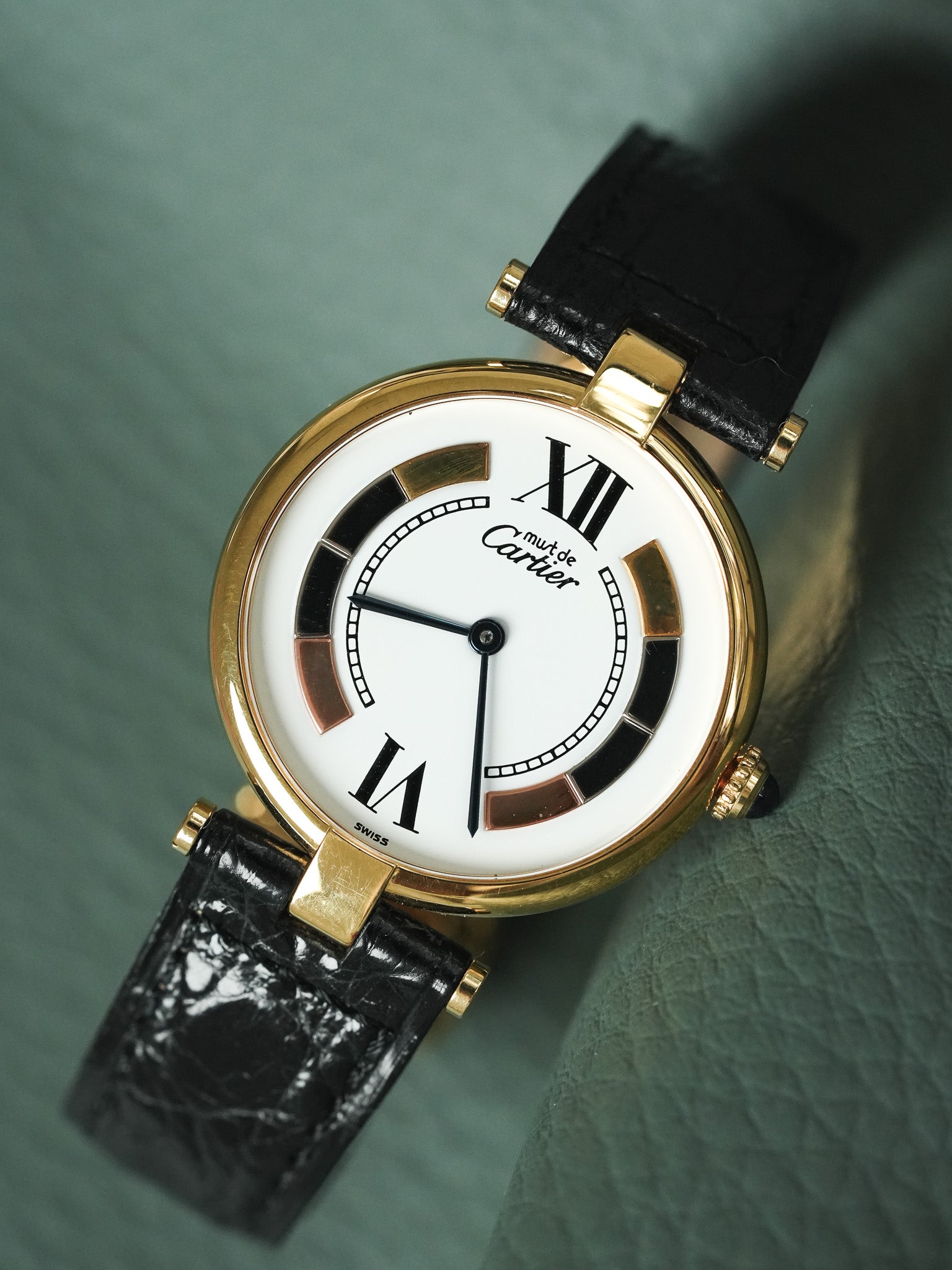 Cartier - Must de Cartier Vendome 1861 Large Cadran Trinity Cartier 30mm - 1990s