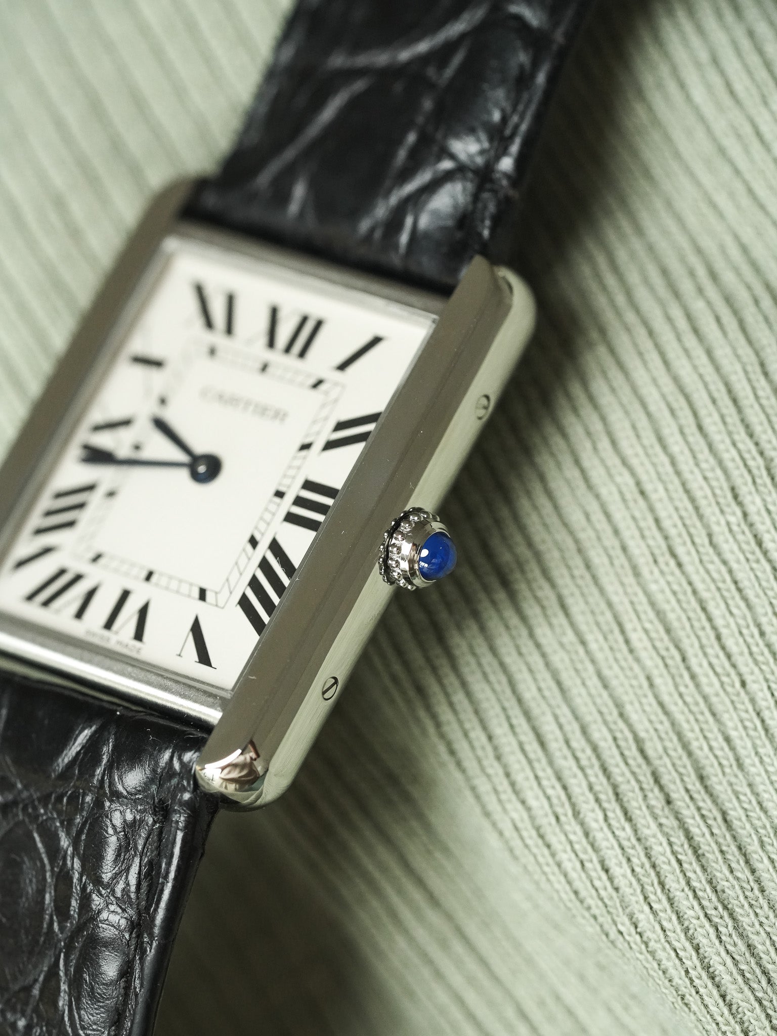 Cartier - 3169 Tank Solo Large Acier Quartz - 2010s
