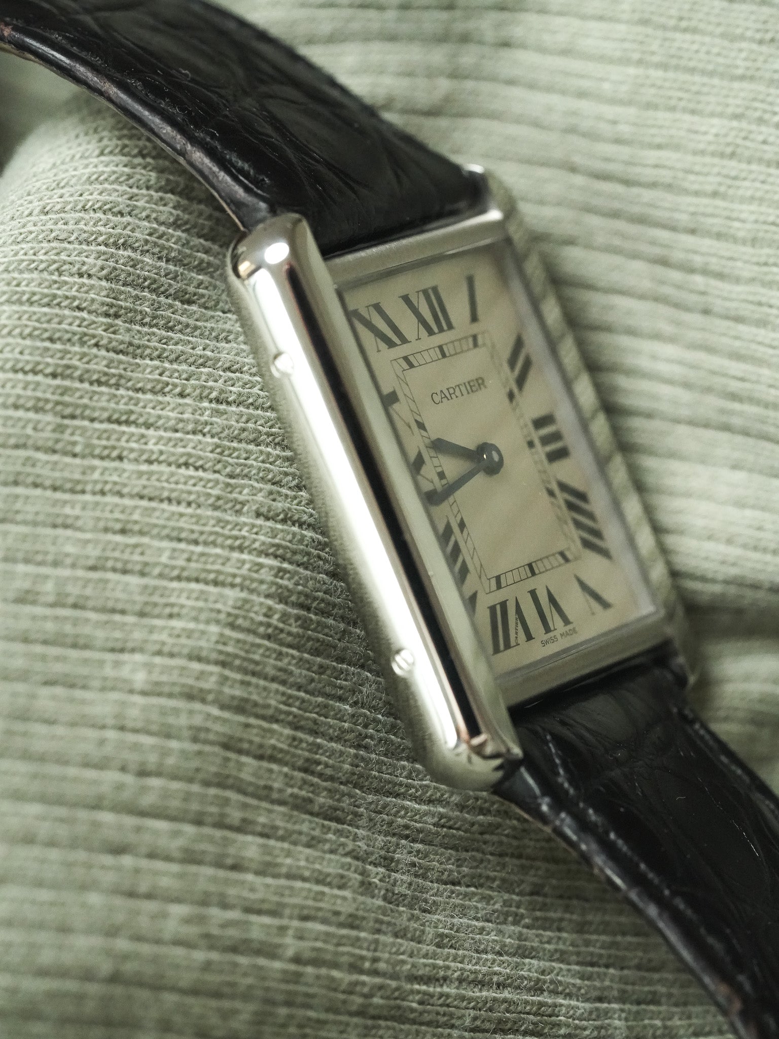 Cartier - 3169 Tank Solo Large Acier Quartz - 2010s