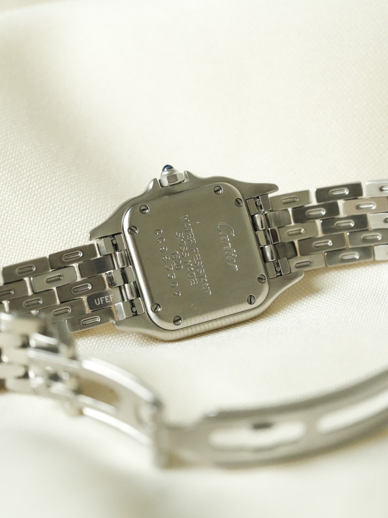 Cartier - Panthere Сталь 24мм Розовый циферблат реф 1320 - 1990s 
