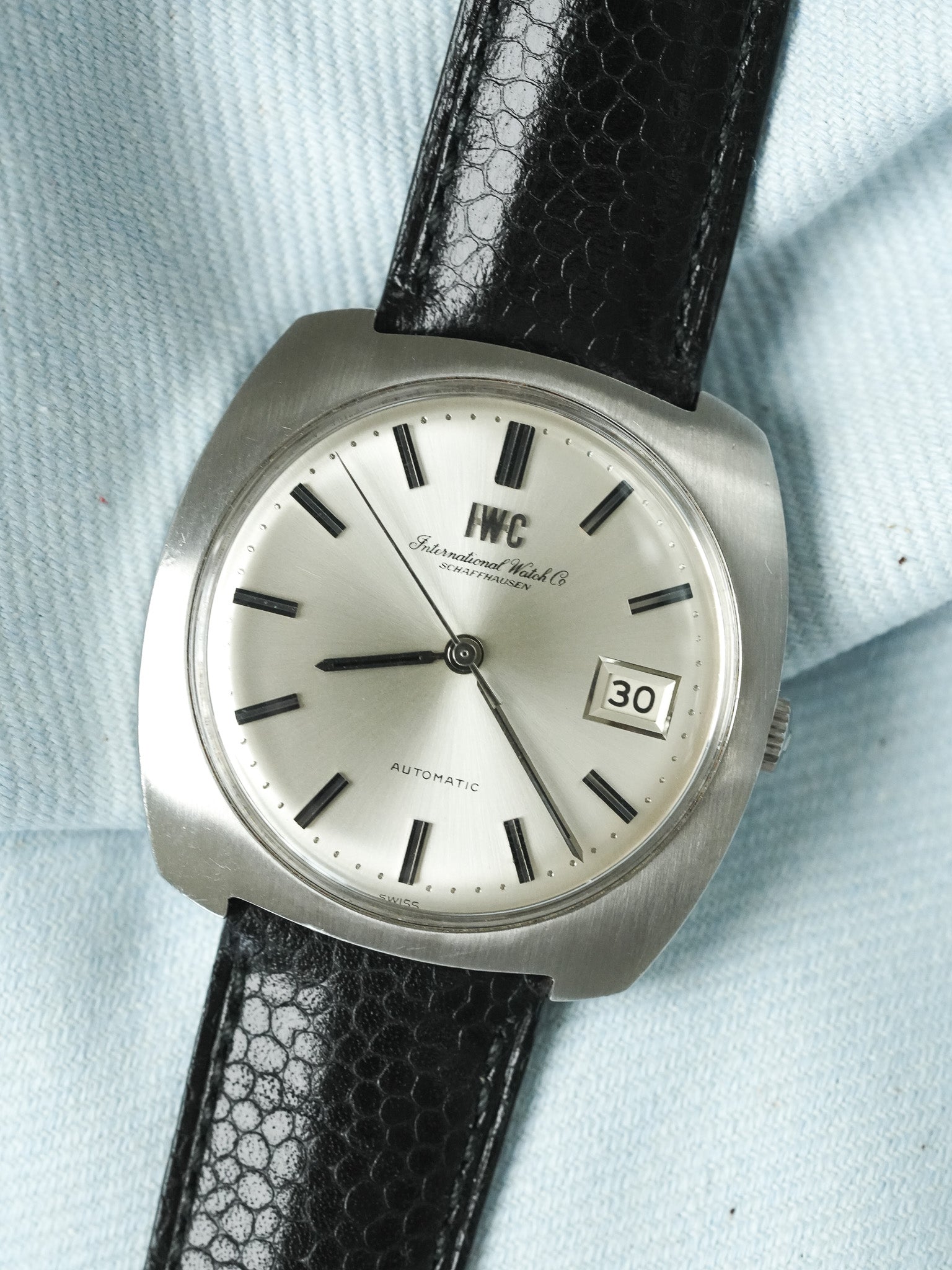 IWC - R814A Kissen Gebürsteter Edelstahl Monobloc cal.8541 