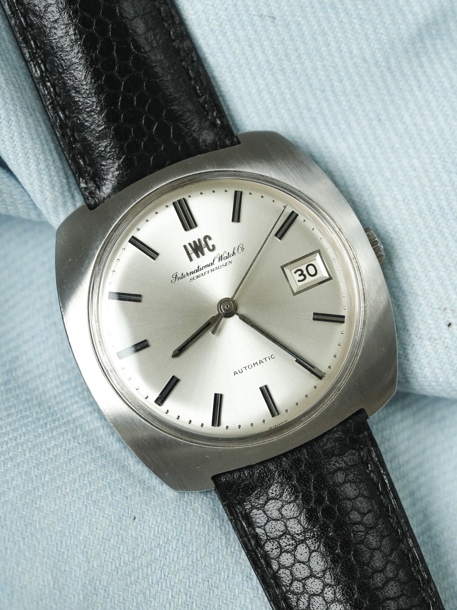 IWC - R814A Kissen Gebürsteter Edelstahl Monobloc cal.8541 