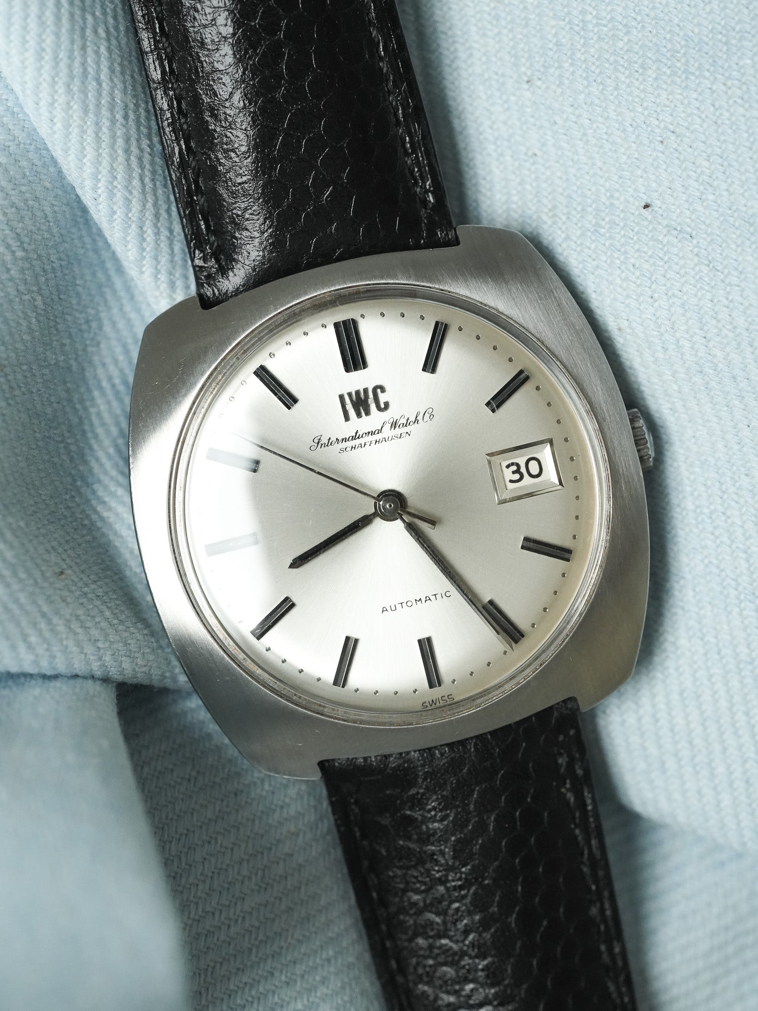 IWC - R814A Kissen Gebürsteter Edelstahl Monobloc cal.8541 