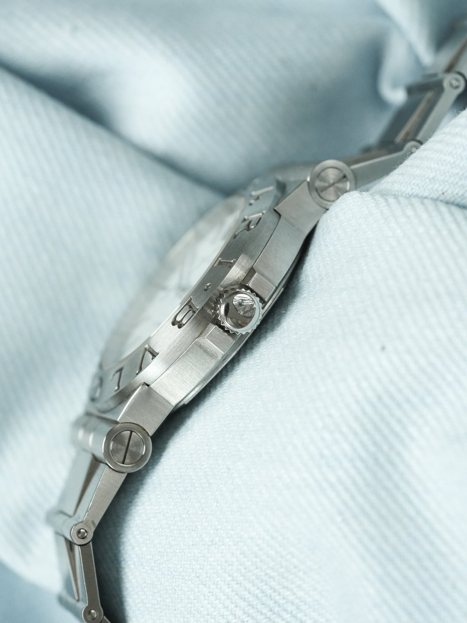 Bvlgari - LCV35S Diagono Automatic Steel White Dial - 2000s 