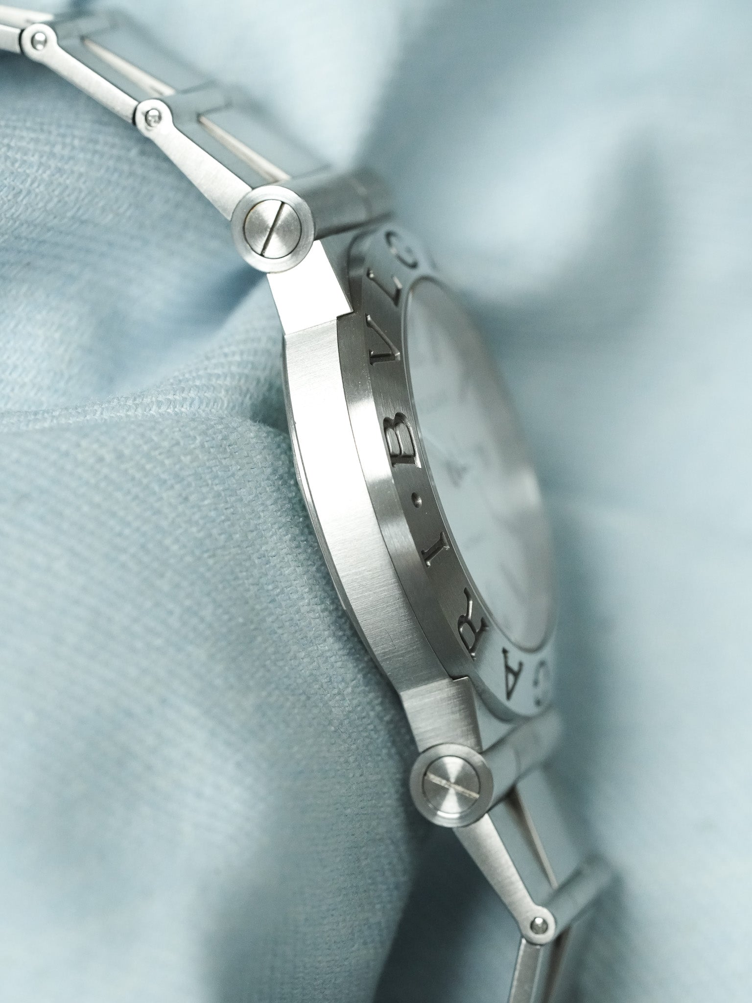Bvlgari - LCV35S Diagono Automatic Steel White Dial - 2000s 