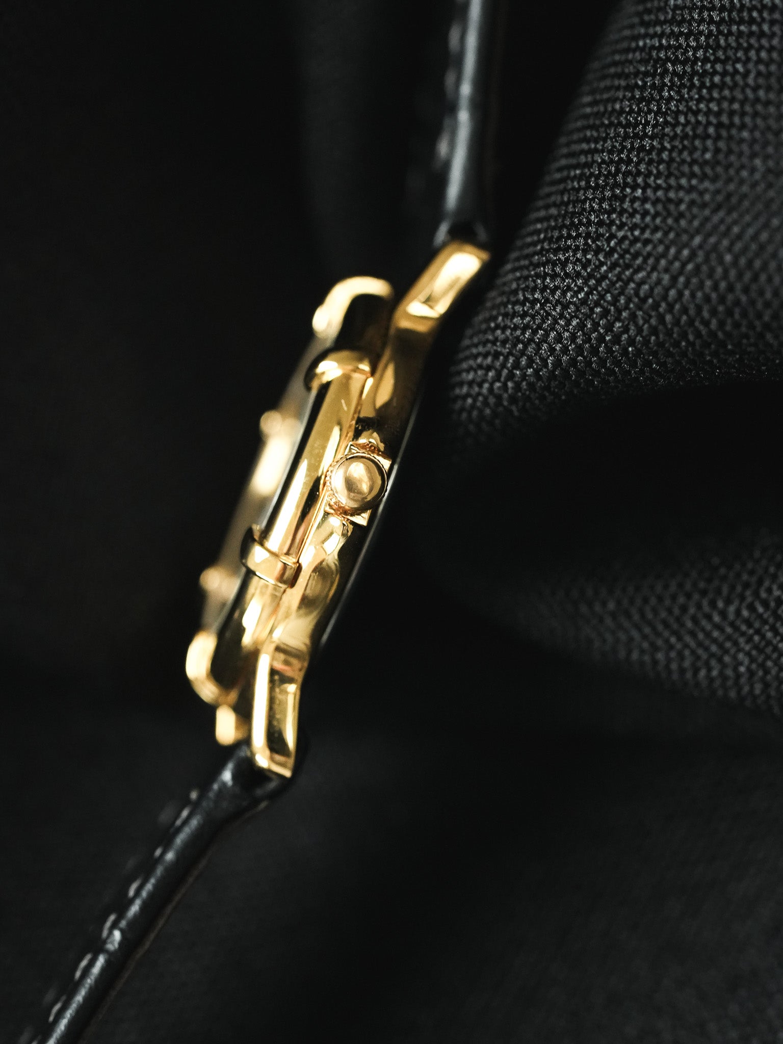 Givenchy - Mini Ronde Plaqué or Cadran blanc - 1990s