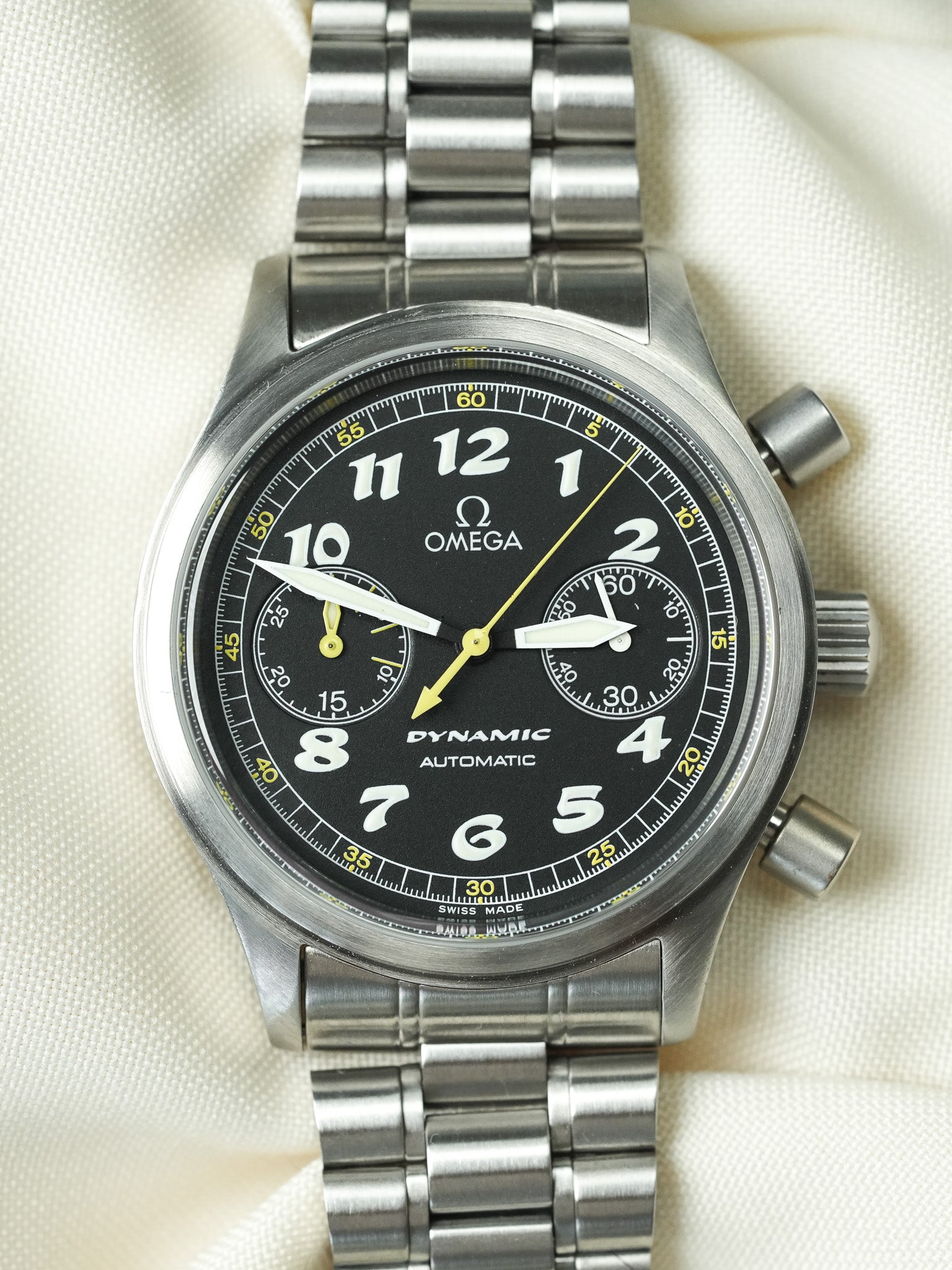 Omega - Dynamic III Chronographe 5240.5000 Fond Noir - 1990s