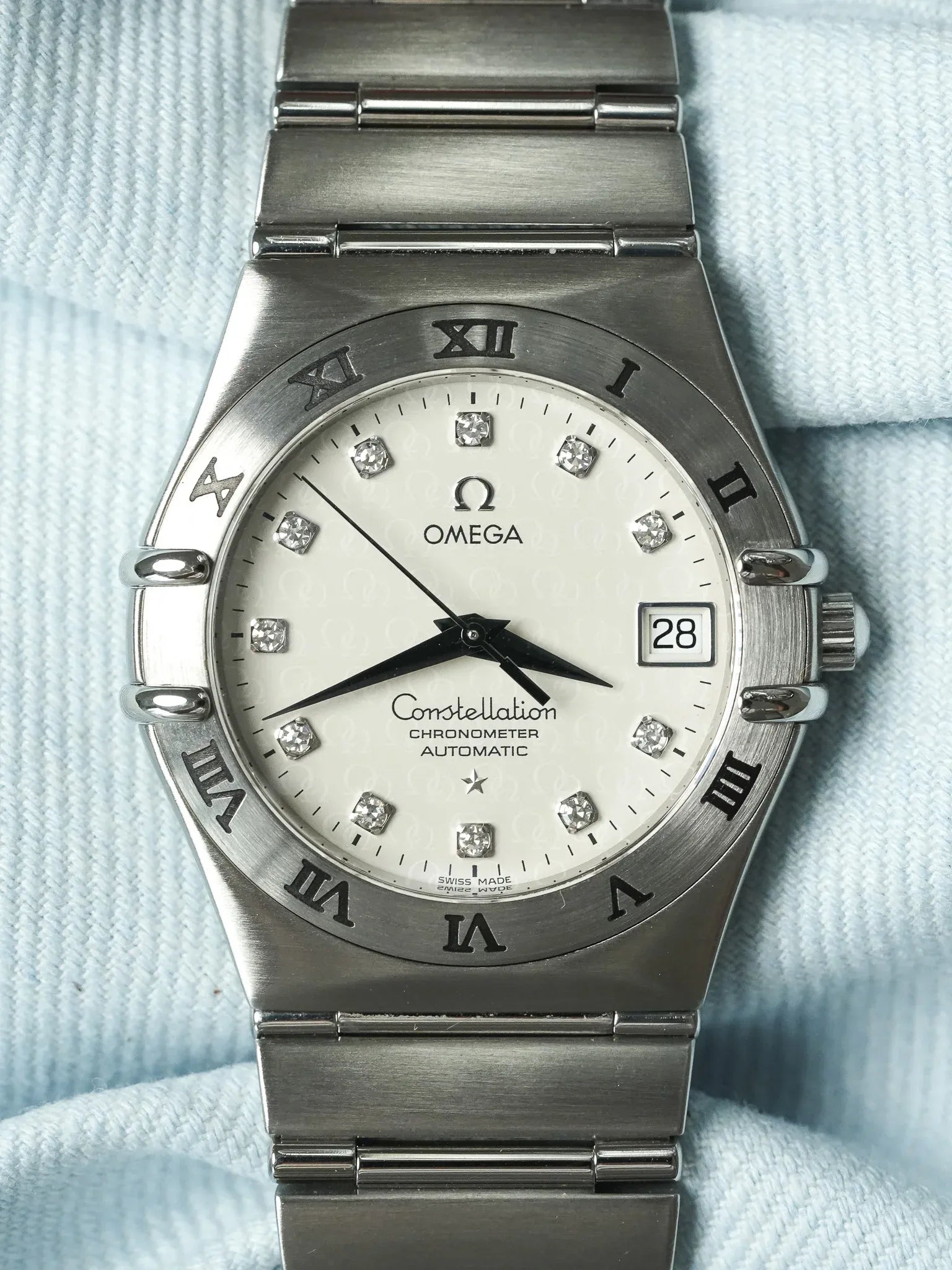 Omega - Constellation Manhattan "50th Anniversary" 1504.35 Diamant Acier - 2000s - Atelier Victor