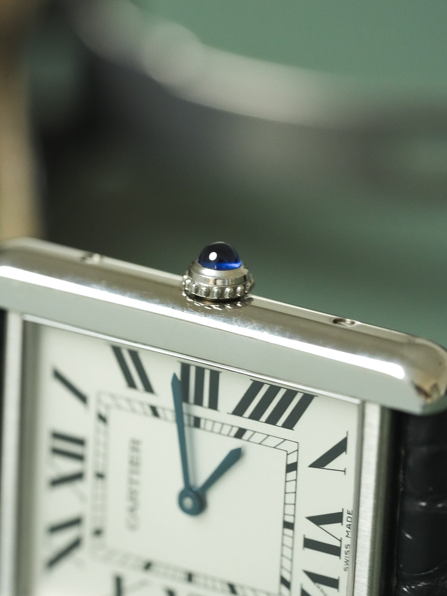 Cartier - 3169 Tank Solo Large Stahl Quarz Faltschließe - 2010er 