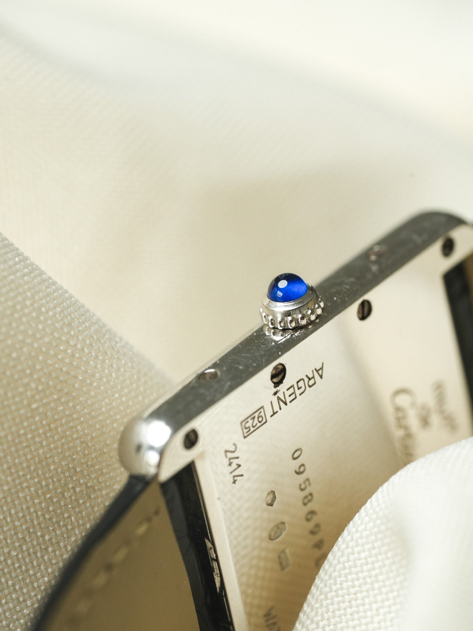 Cartier - Tank Must 2414 Massives Silber mit Faltschließe - 1990s 