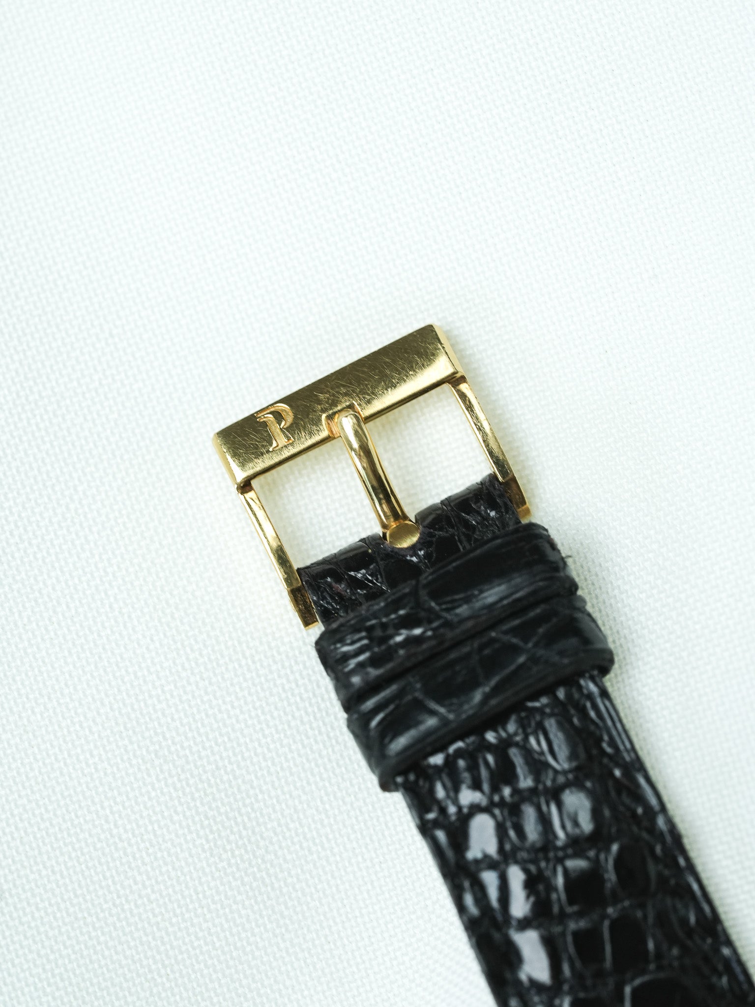 Piaget - Protocol Or 9154 jaune 18k cadran blanc - 1970s