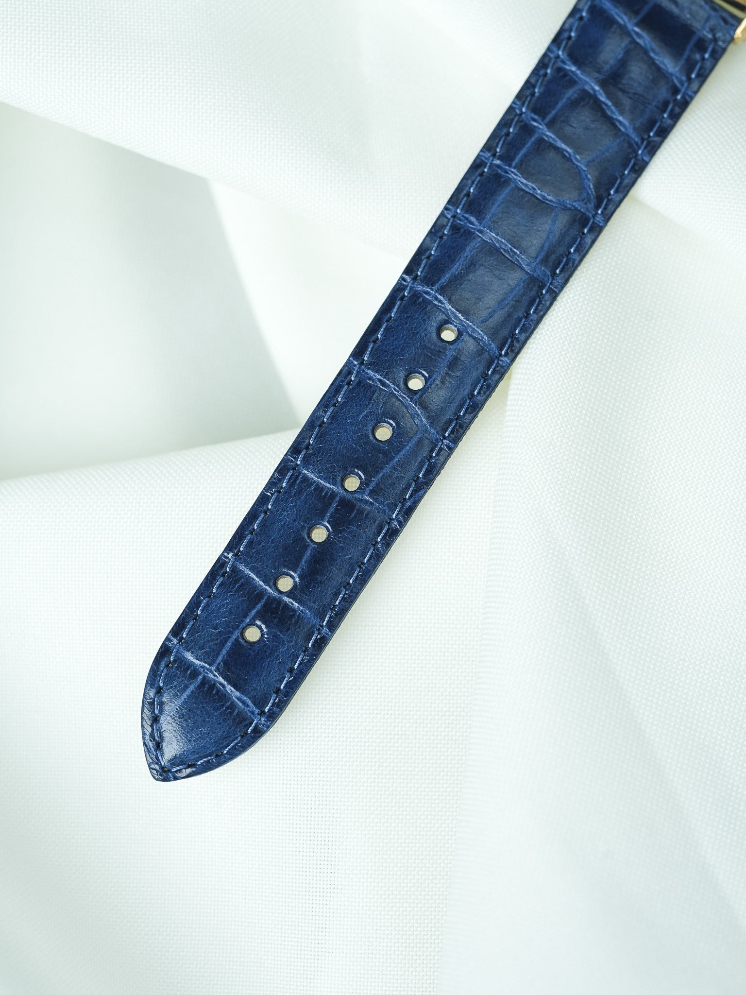 Longines - Octogonale Plaqué or Cadran Lin date - 1980s