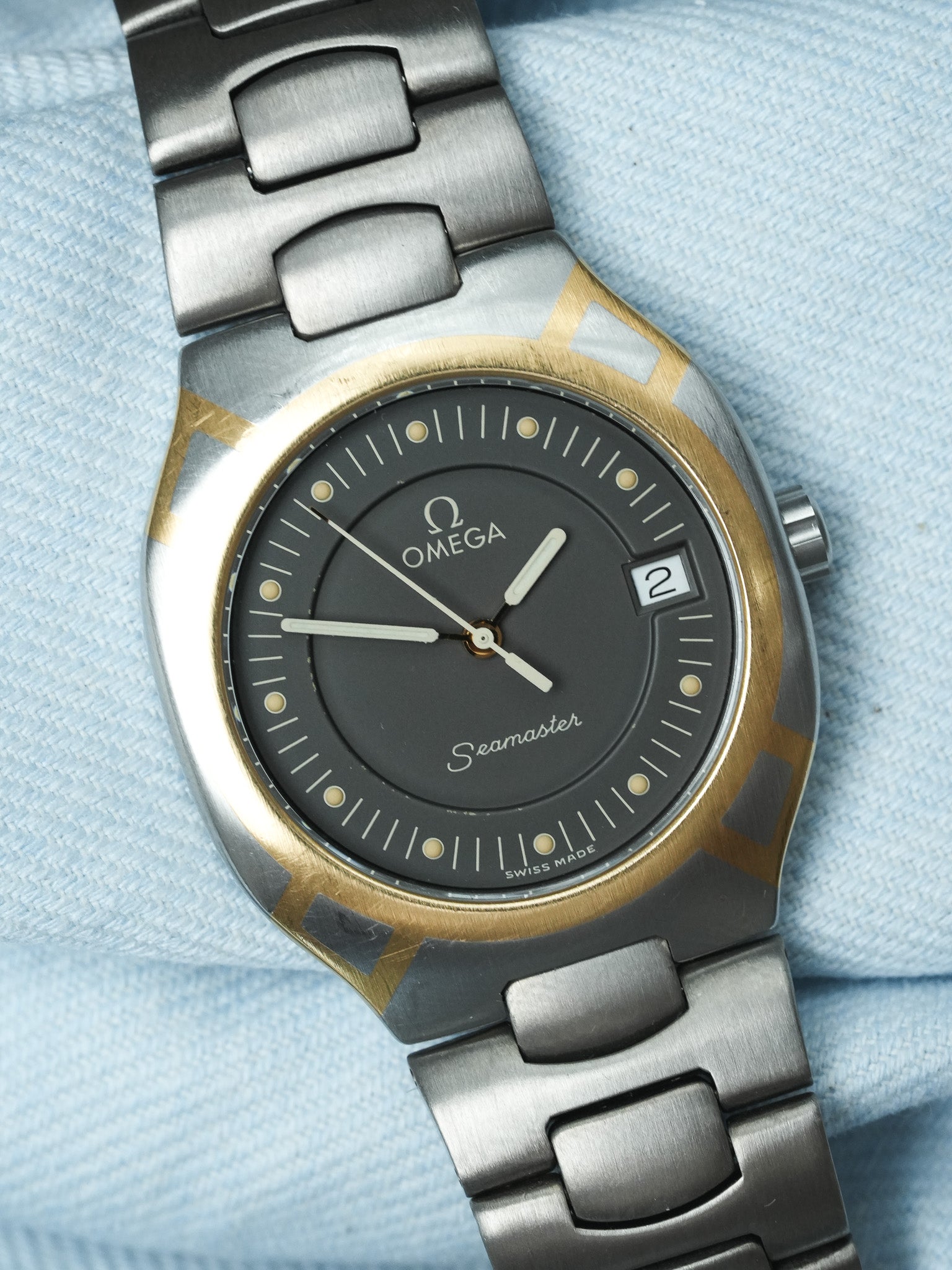 Omega - Seamaster Polaris Titanium Or 18k - 1986