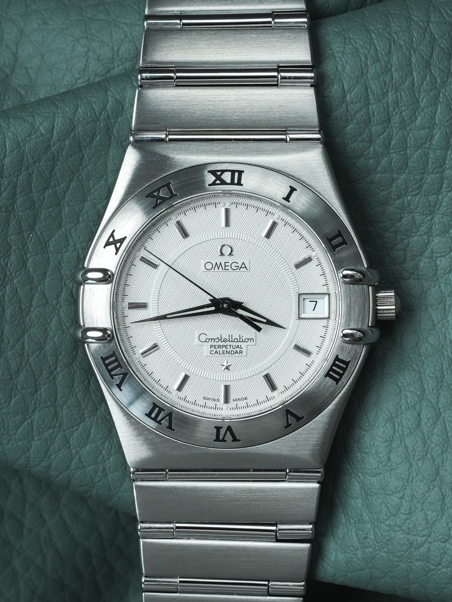 Omega - Constellation Manhattan Acier Calendrier Perpétuel - 1999