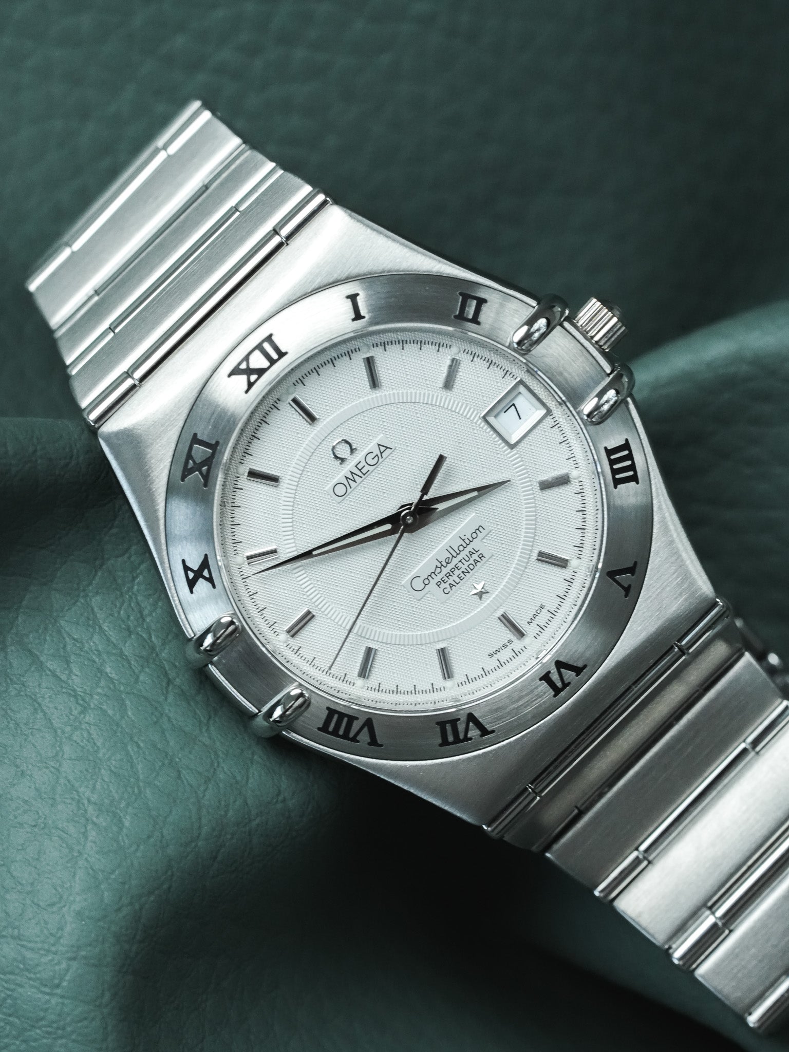 Omega - Constellation Manhattan Acier Calendrier Perpétuel - 1999
