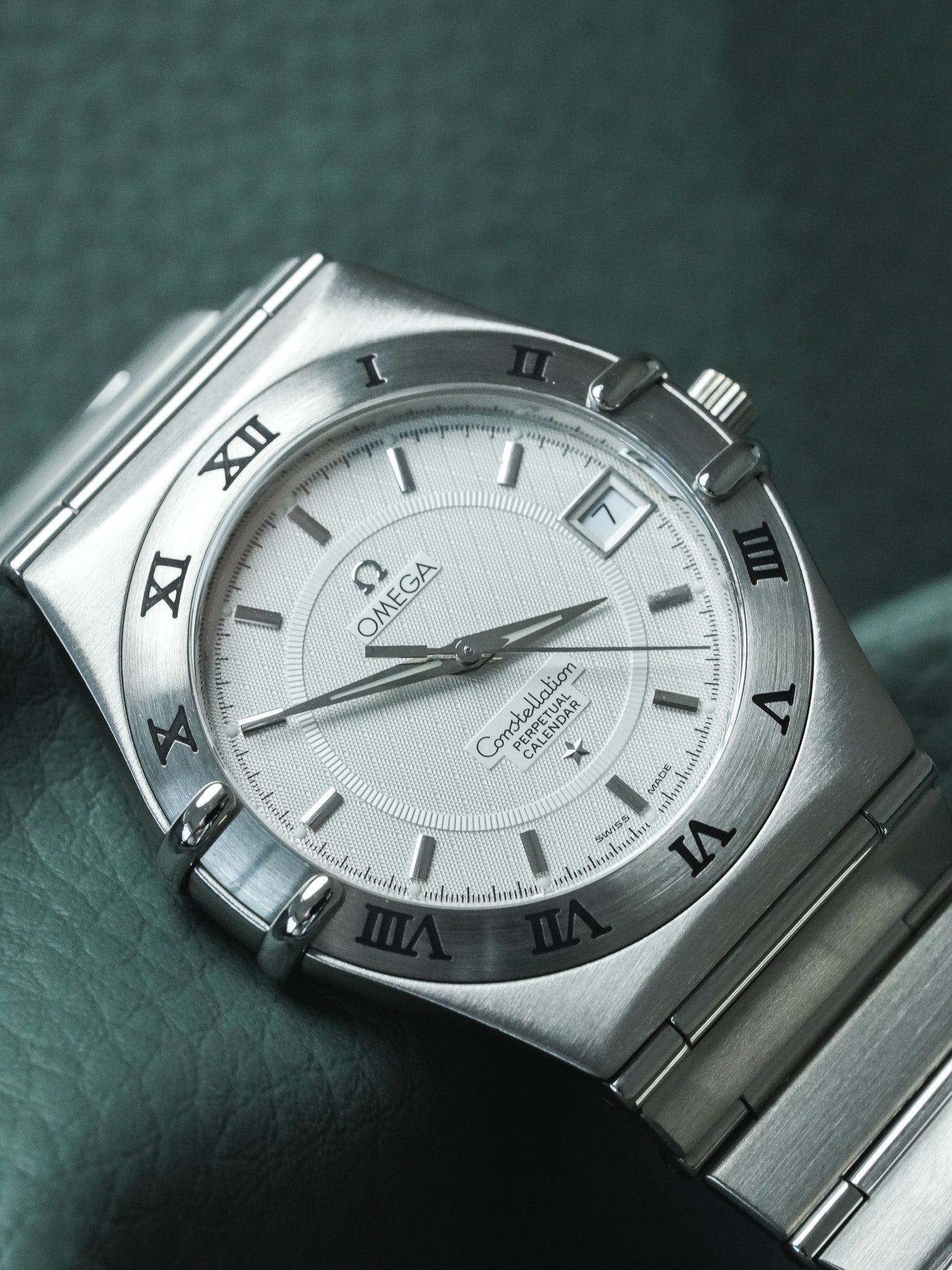 Omega - Constellation Manhattan Acier Calendrier Perpétuel - 1999