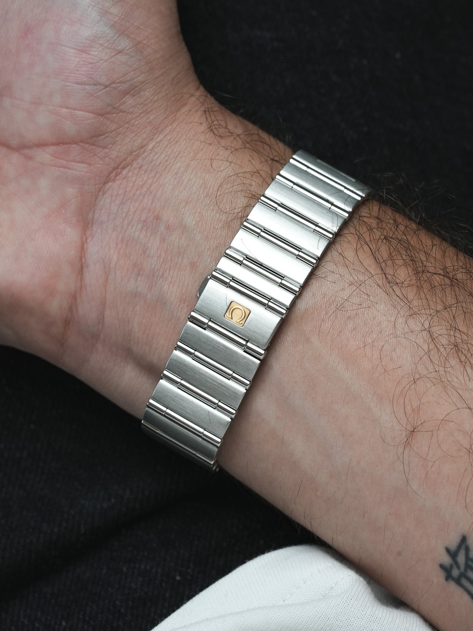 Omega - Constellation Manhattan "50th Anniversary" 1504.35 Acier Cadran Diamants - 2000s